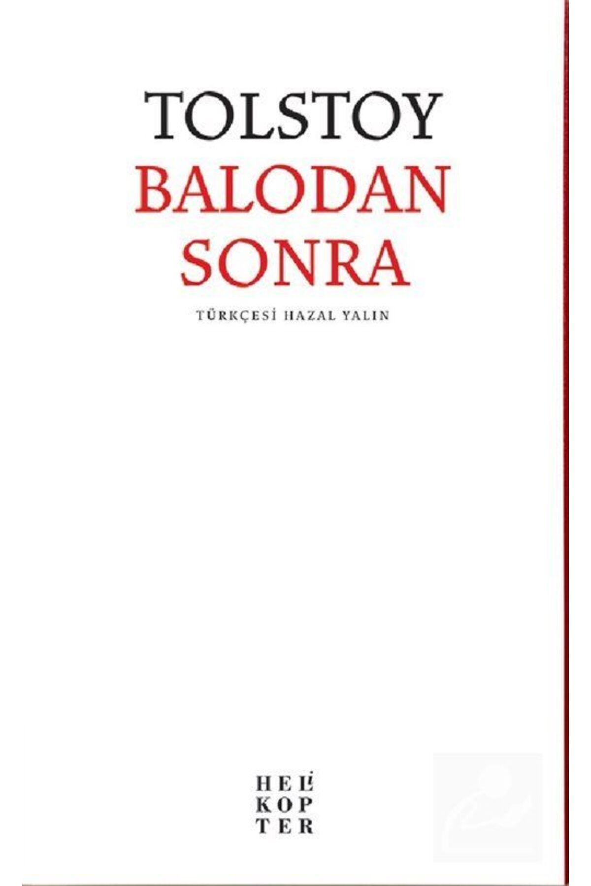 Helikopter Yayınları BalodanSonra