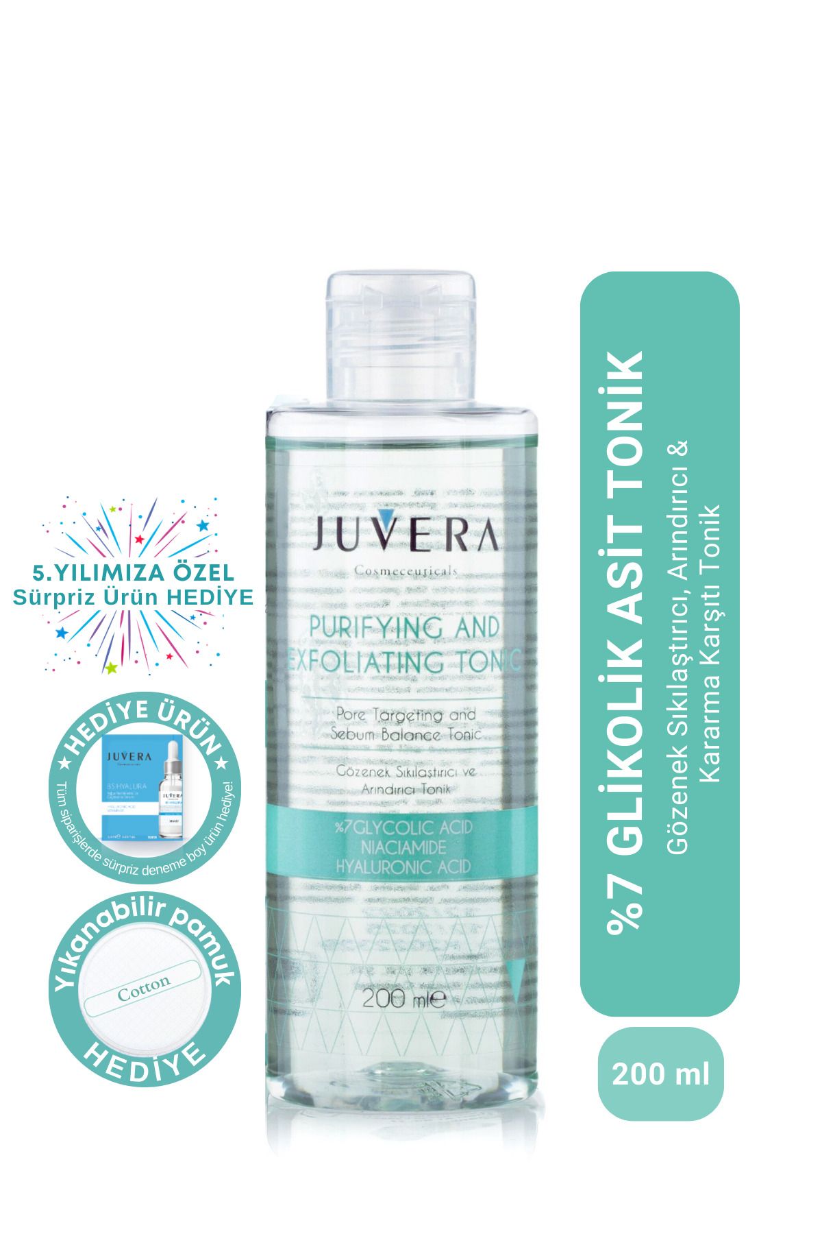 JUVERA Cosmeceuticals Glikolik Asit Içerikli...