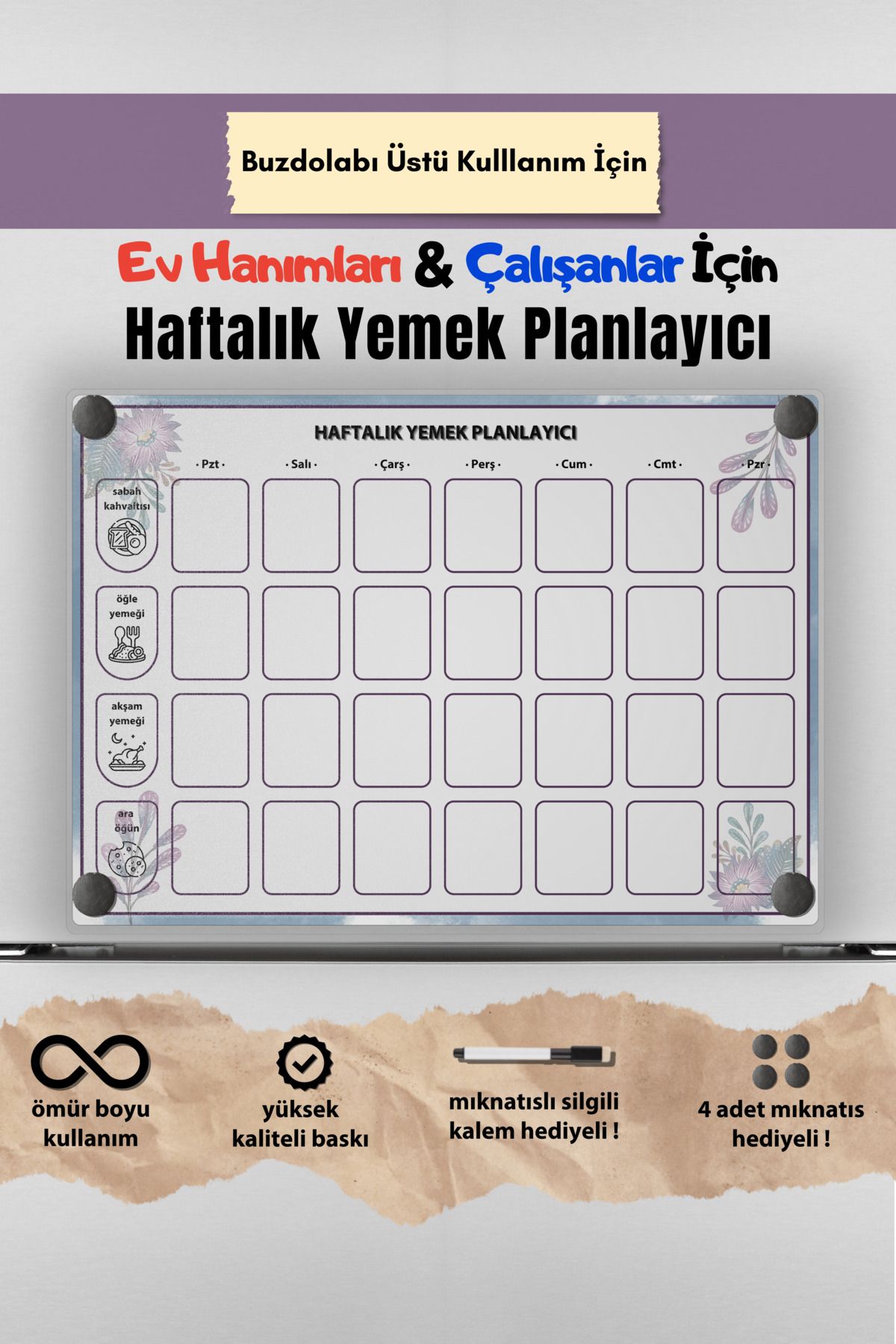 caps Haftalık ve ÖğünlereBölünmüş Yemek Planl...