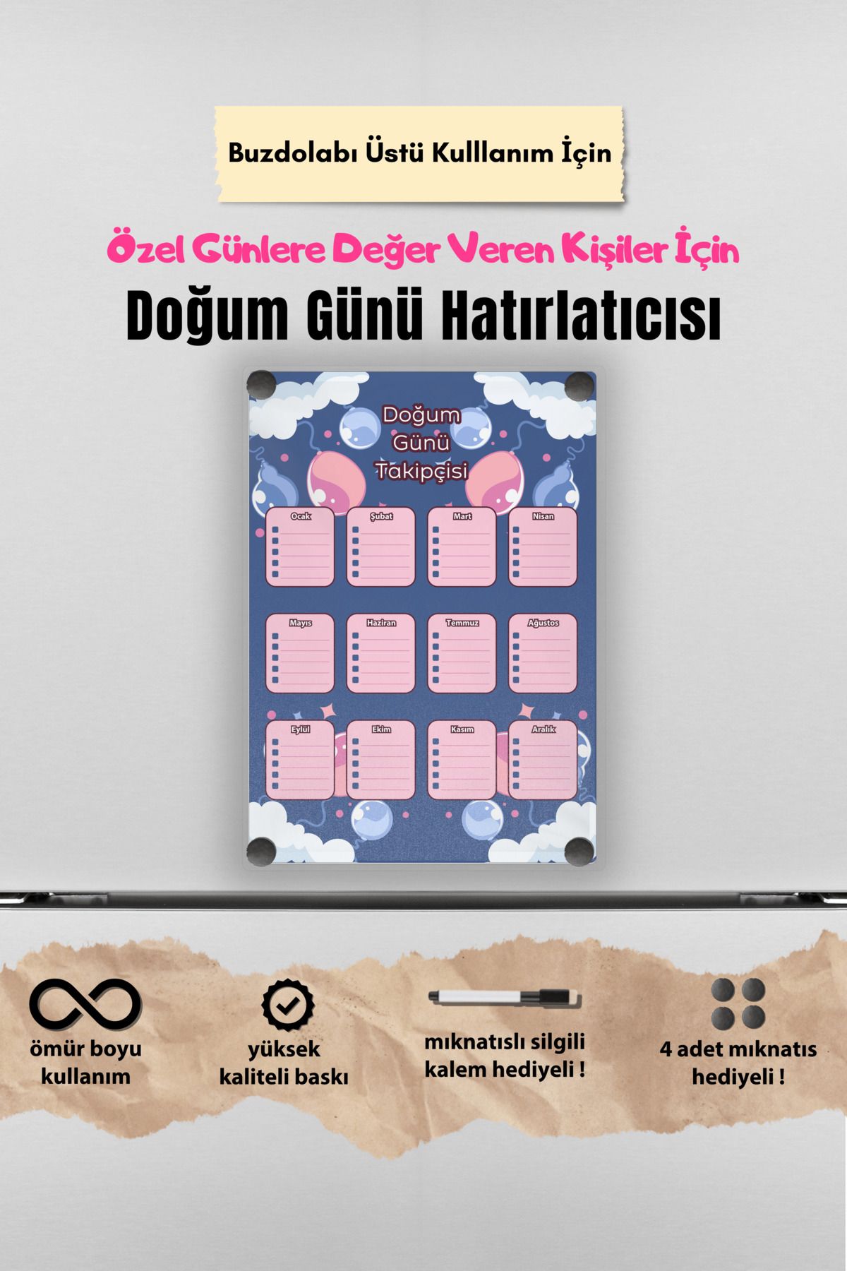 caps Doğum Günü Hatırlatıcısı& Takipçisi