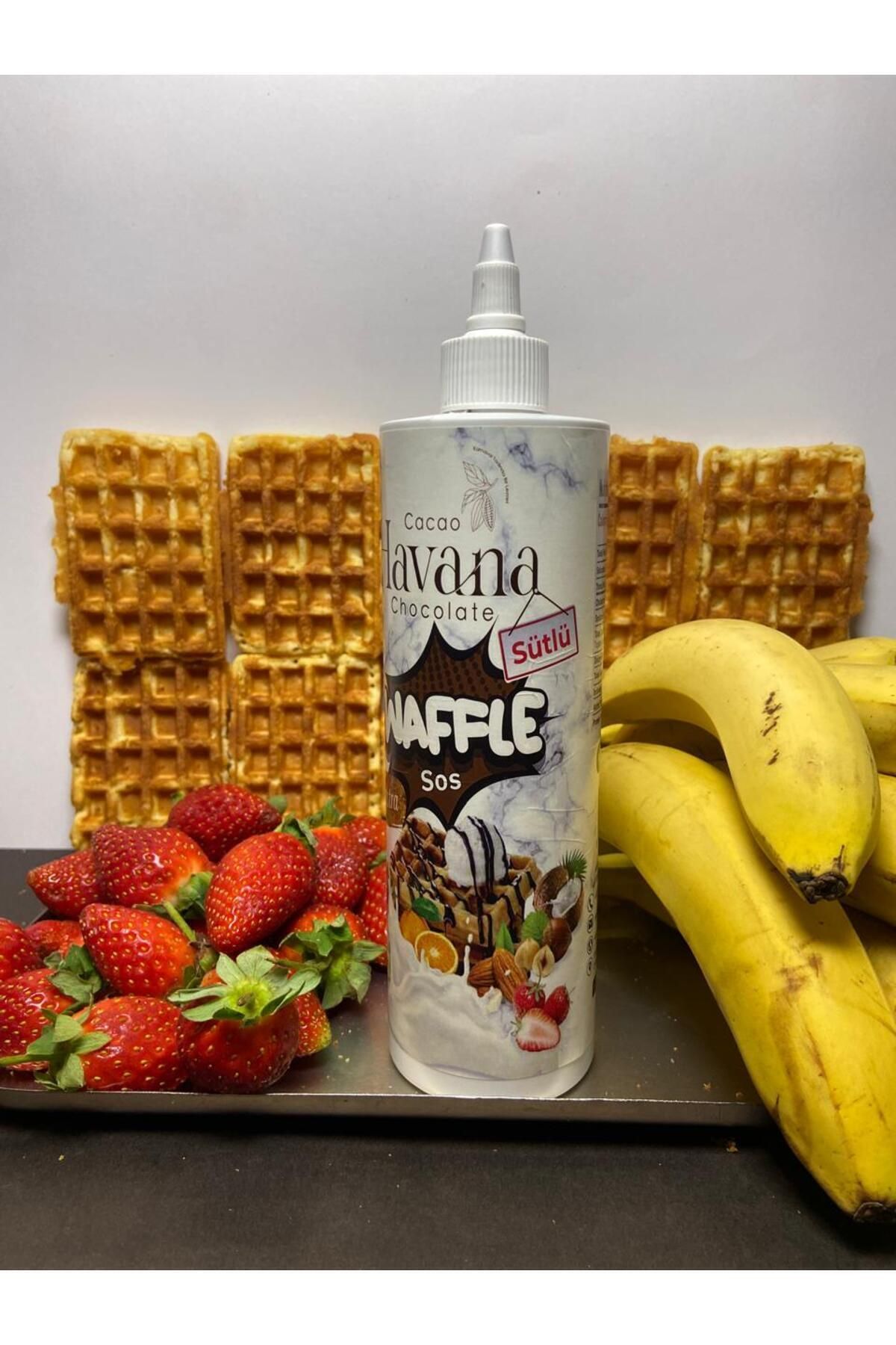 Sütlü Waffle Sos & Krep & Pankek Çikolata Sos 400 Gr.