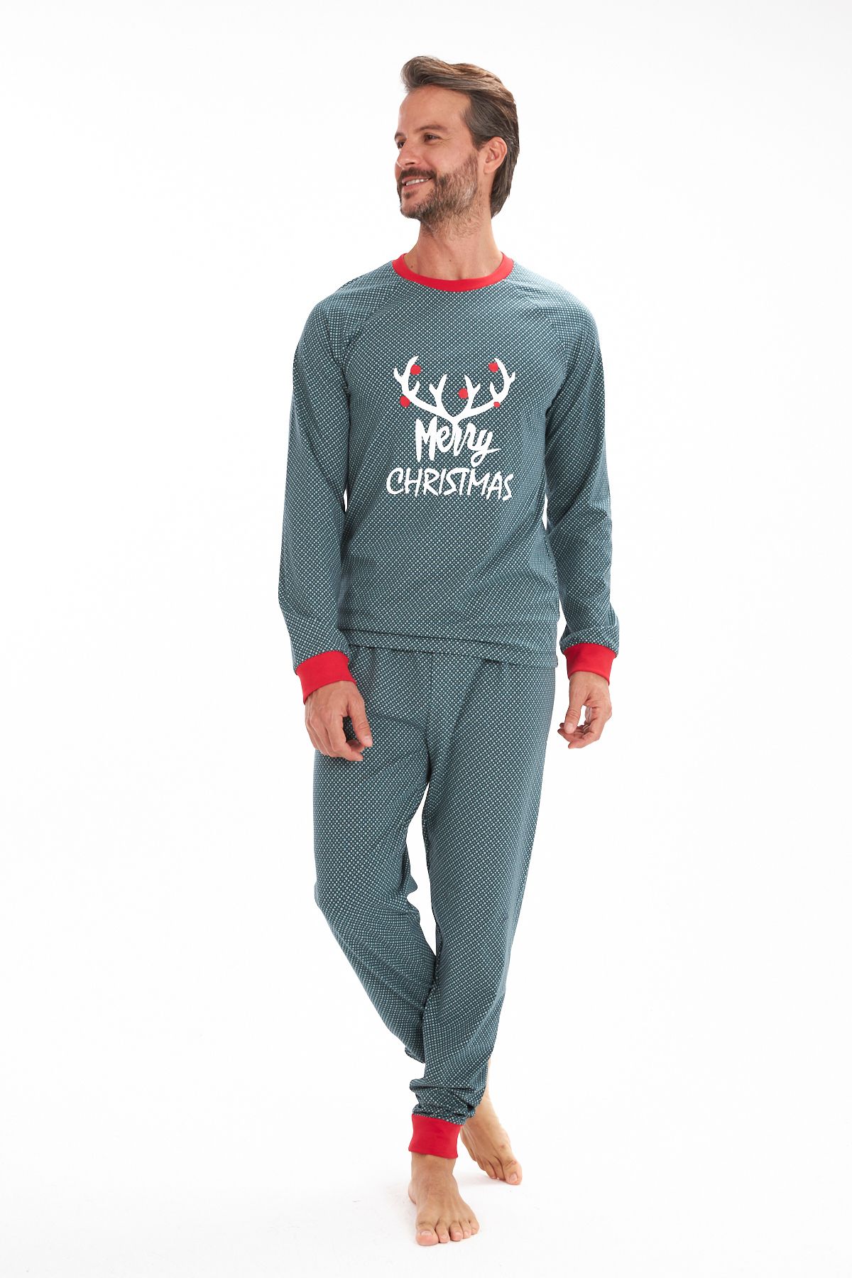 Merry Christmas Deer Aile Pijama Takımı Ayrı Ayrı Satılır Fiyatları Farklıdır