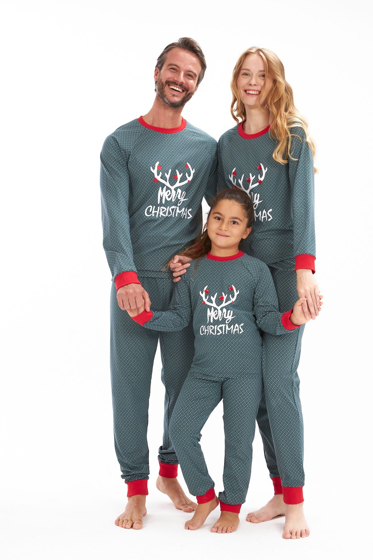 Merry Christmas Deer Aile Pijama Takımı Ayrı Ayrı Satılır Fiyatları Farklıdır