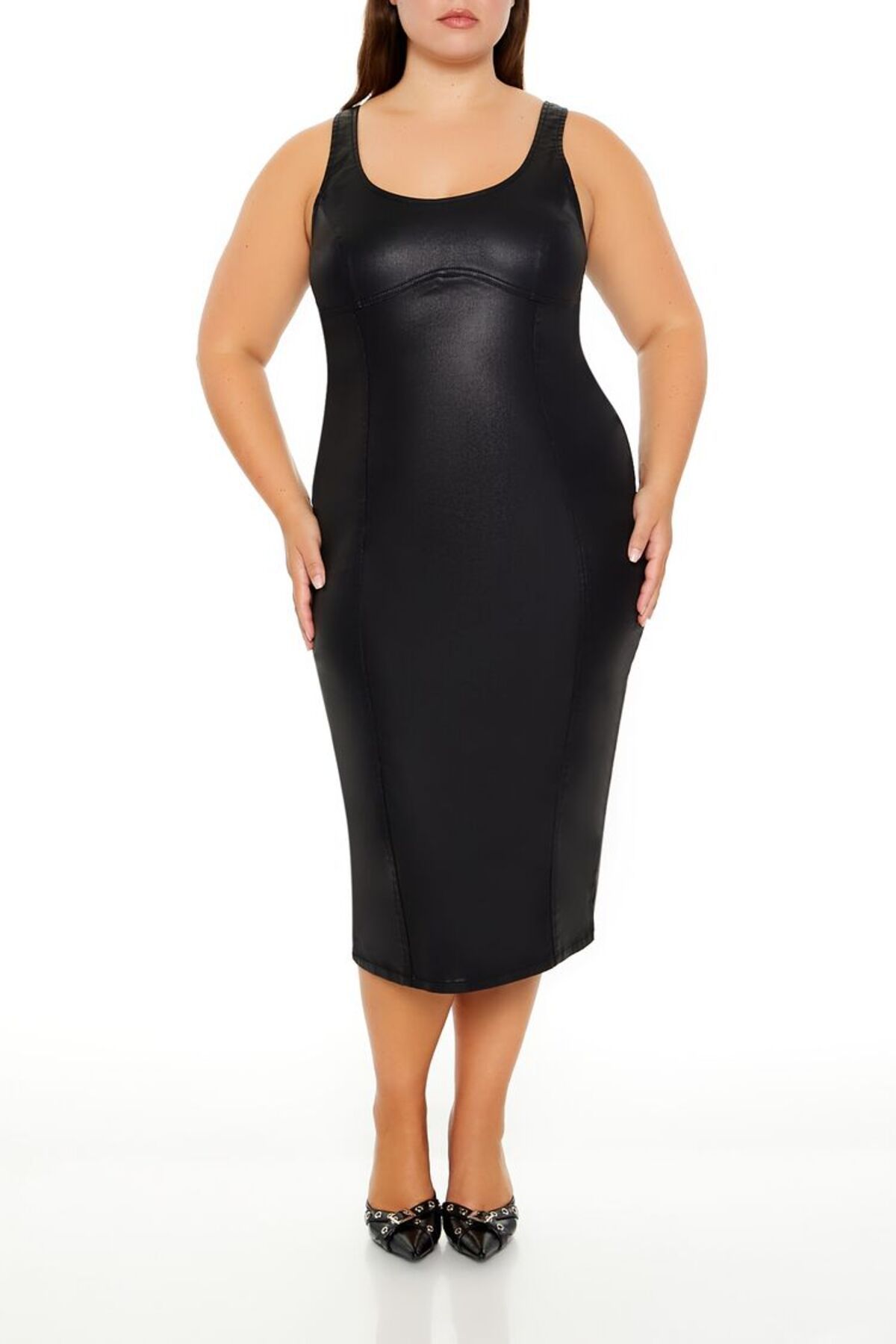 Plus Size Midi Elbise