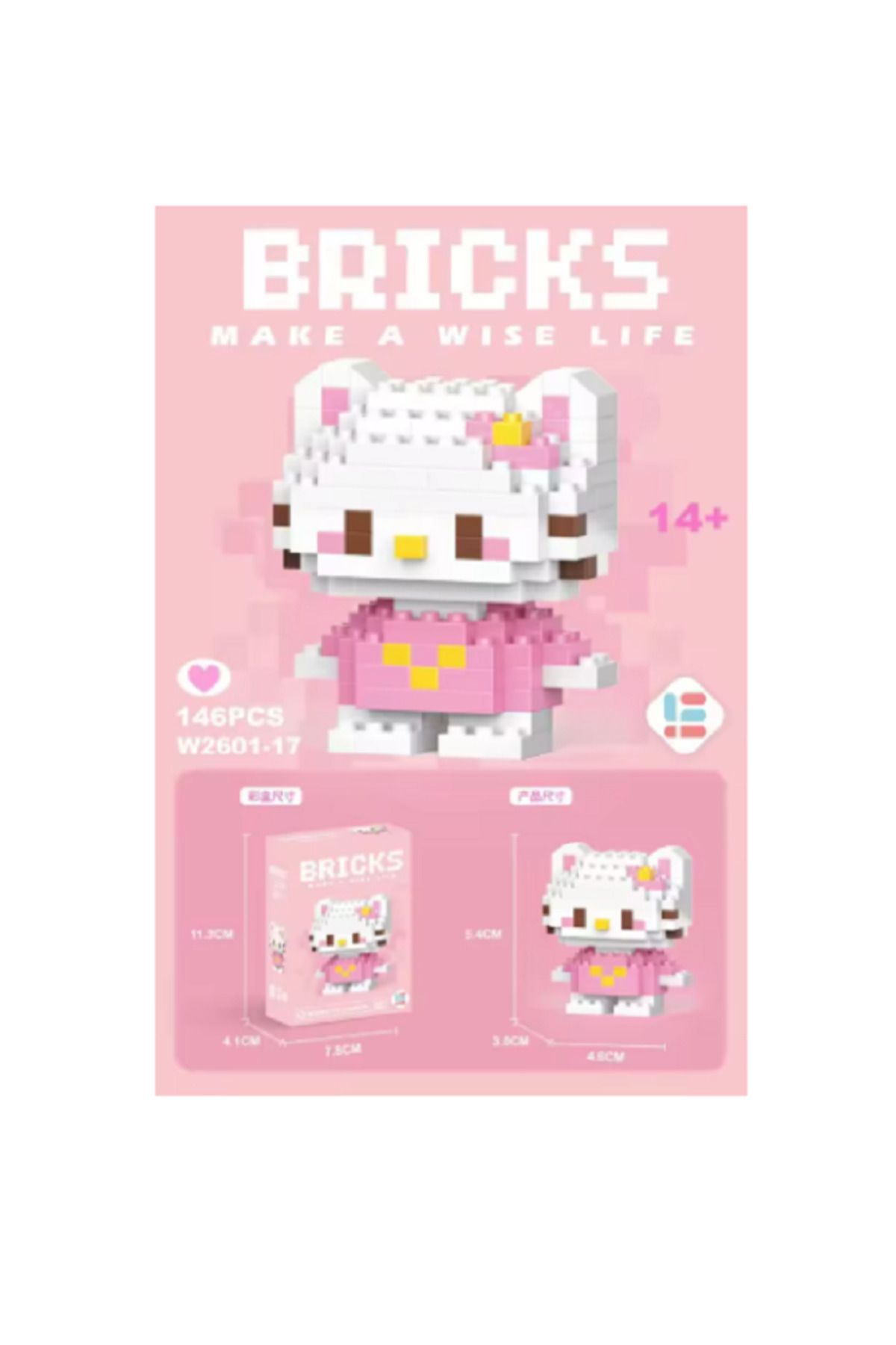 Kaptan Mavi Sanrio HelloKitty Bricks Karakter...