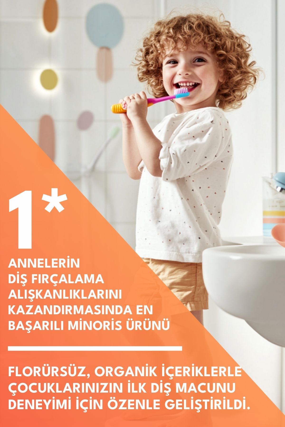 Kids Diş Macunu 75ml, Sülfatsız, Florürsüz, Organik Içerikli