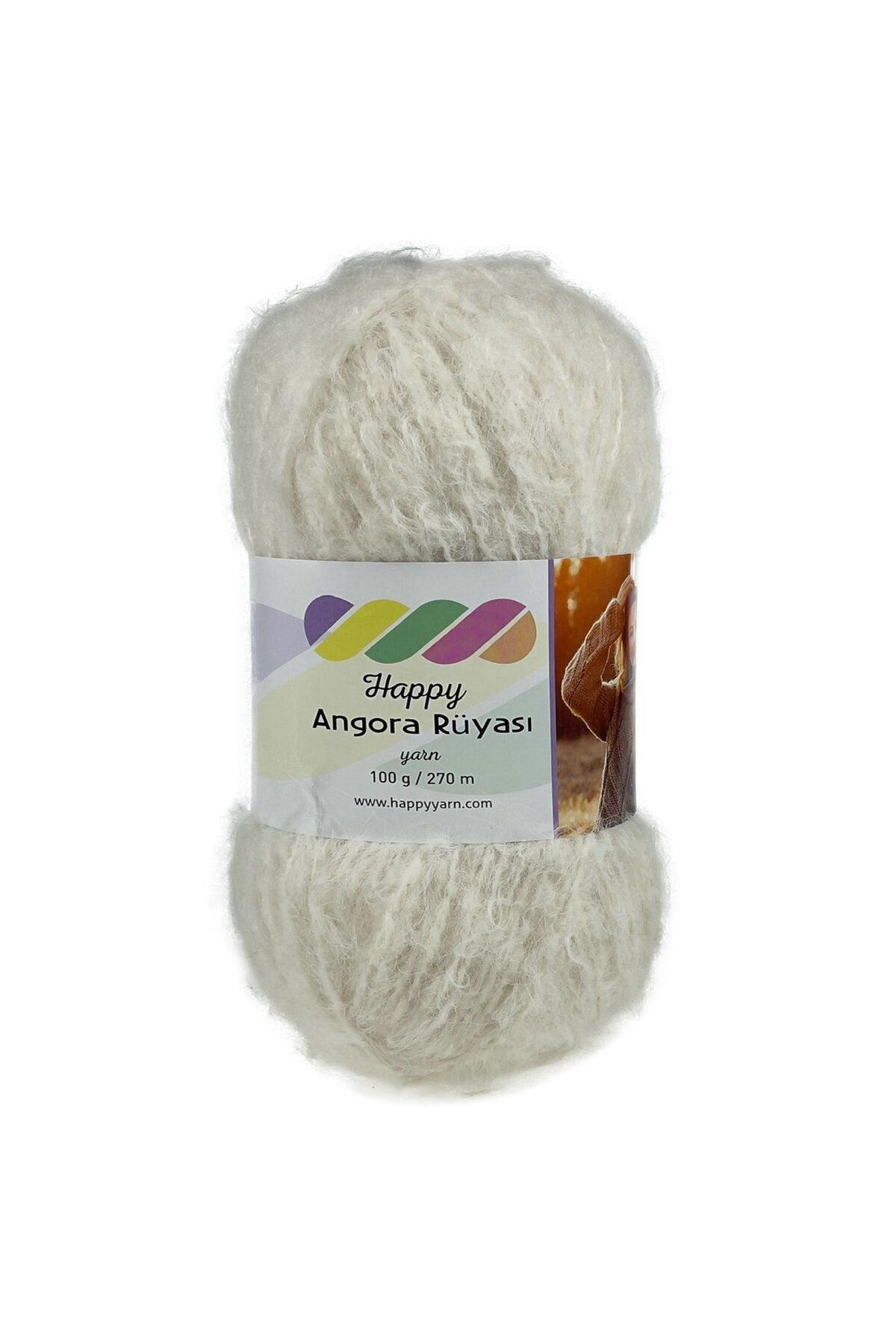 Kürkçü Han Happy Yarn AngoraRüyası 100gr 270m...