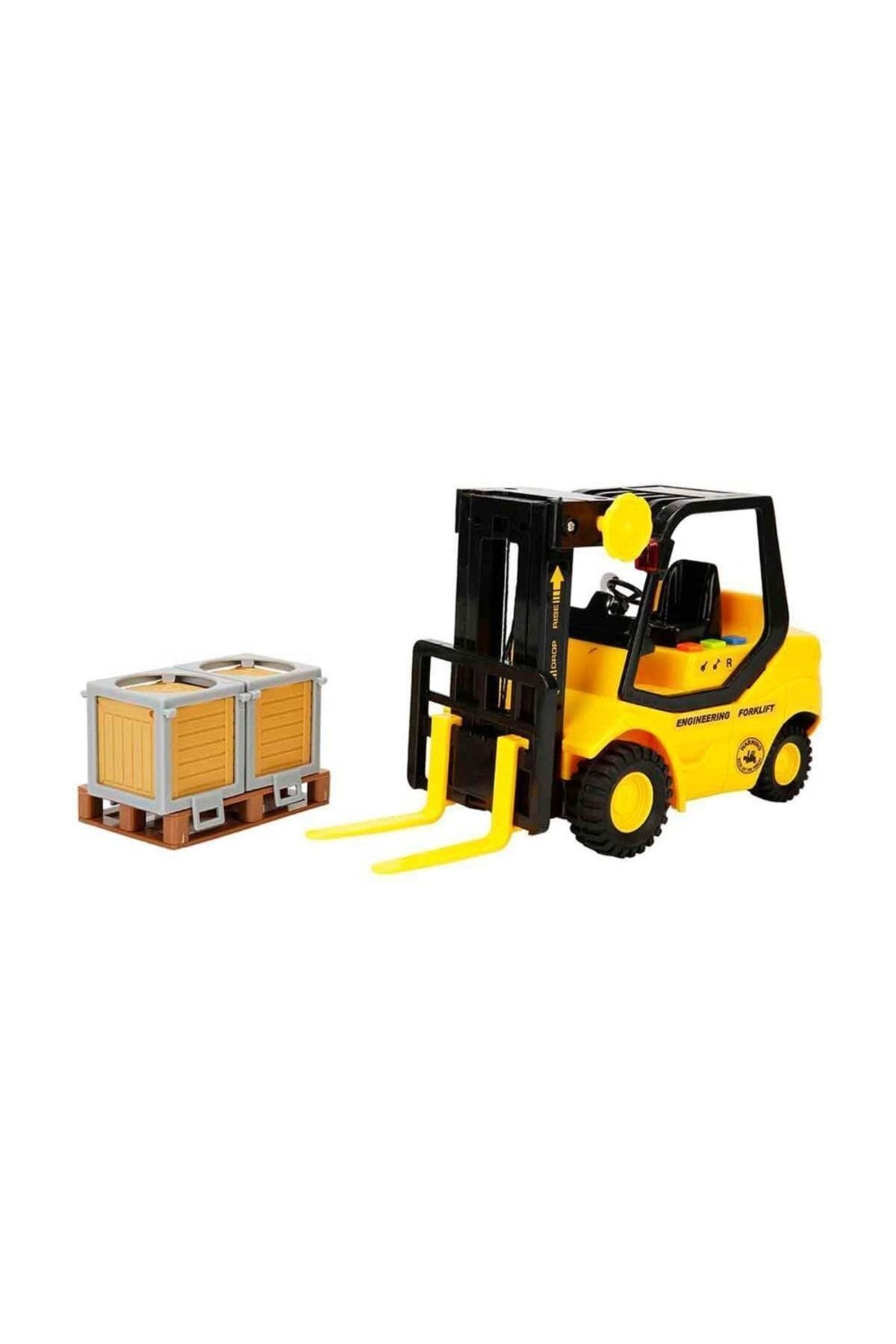 Sesli Ve Işıklı Forklift 24 Cm Oyuncak