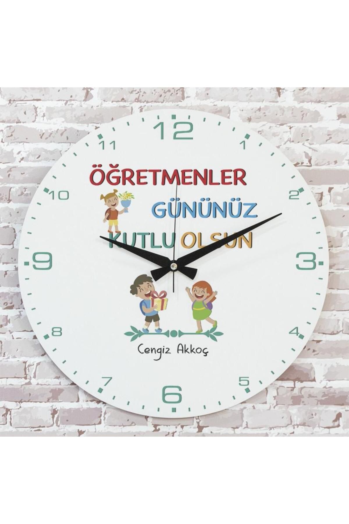 Kraftolye Öğretmenler GünüHediyesi Ahşap Saat...