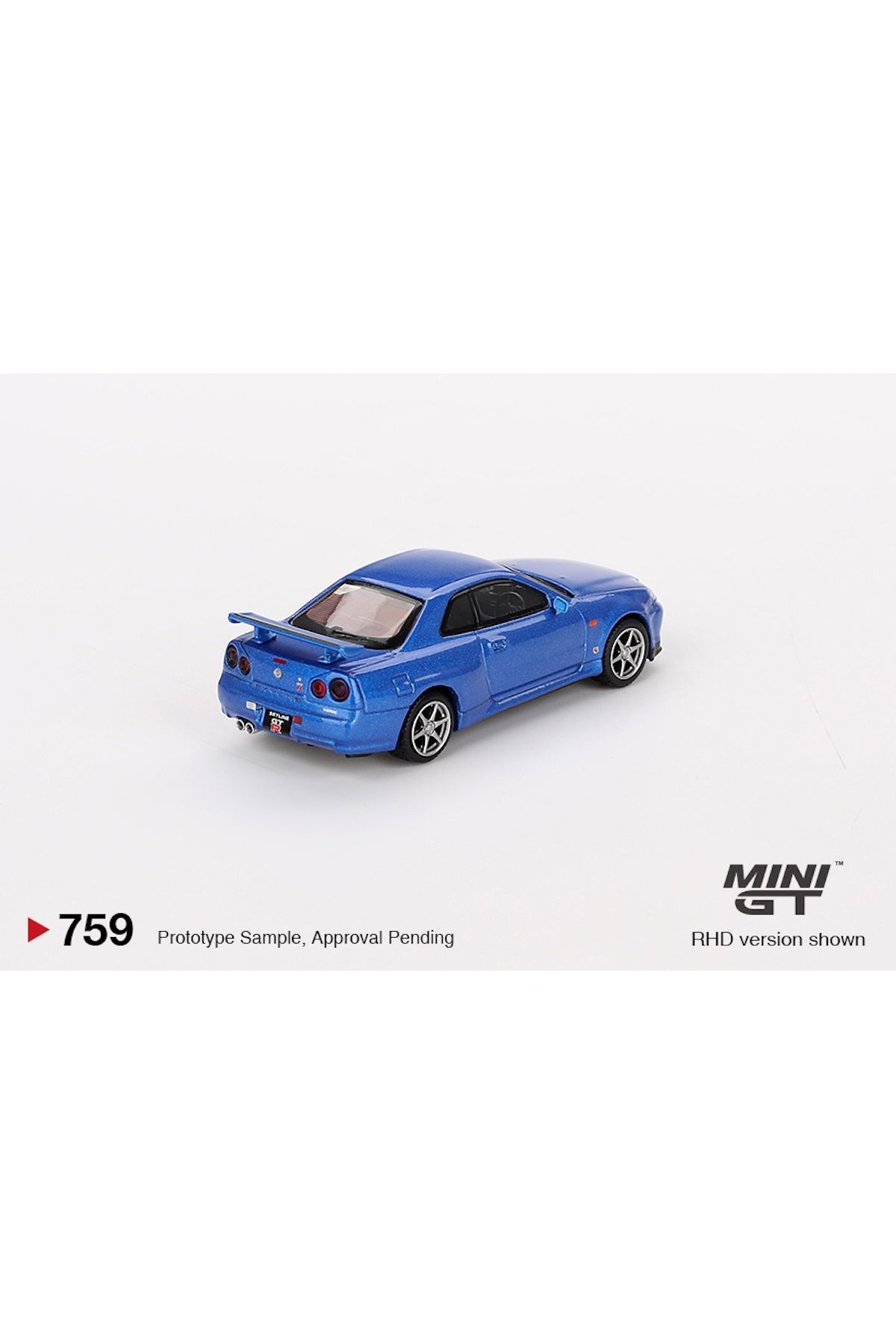 Nissan Skyline GT-R (R34) 1/64 Ölçek Mini GT Diecast metal Model Araba Koleksiyon Araba