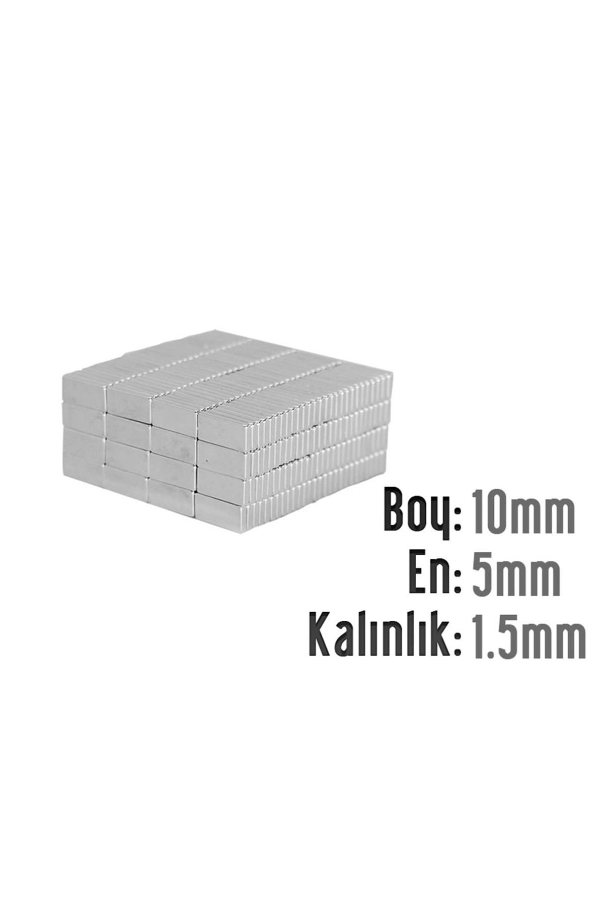 labshop41 Neodyum MıknatısKöşeli  10x5mm , Ka...