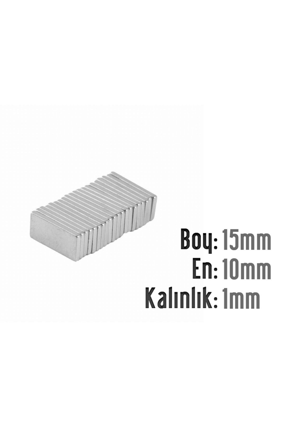 labshop41 Neodyum MıknatısKöşeli  15x10-15mm...