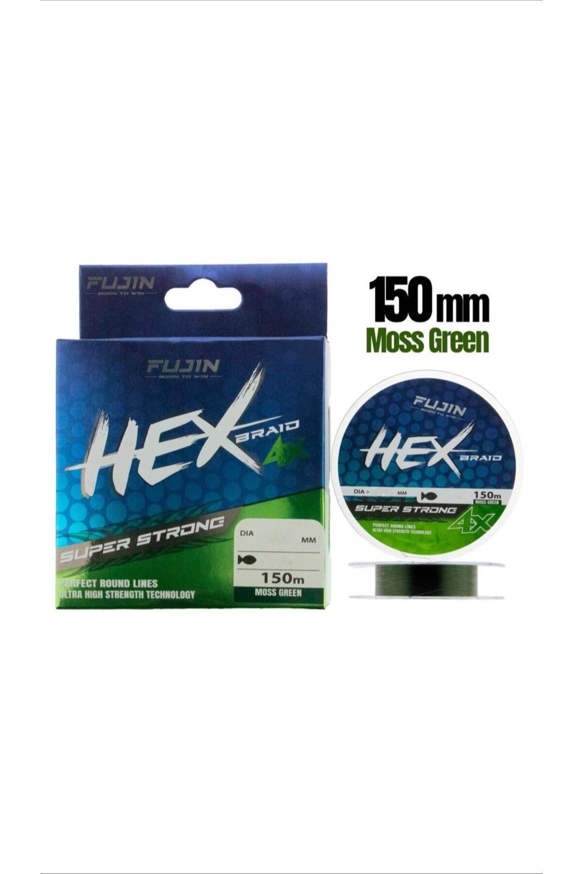 Fujin HEX 4X150MT 0.10MM MOSSGREENPE LINE