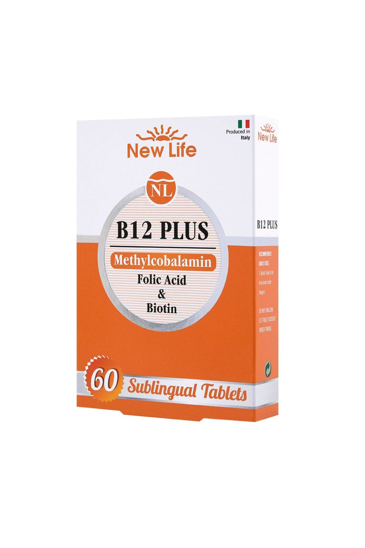 New Life NewLife B12 plus 60dilaltı tablet