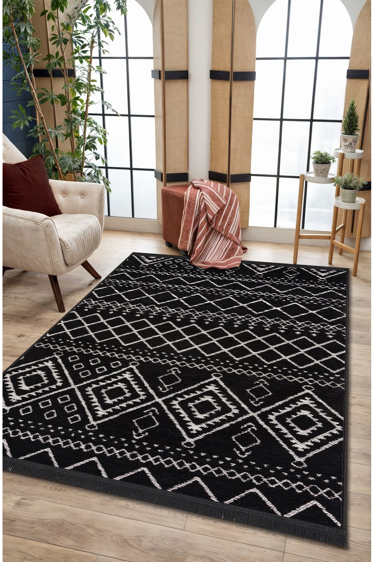 Artızon Üsküp Dokuma TabanYıkanabilir Kilim K...