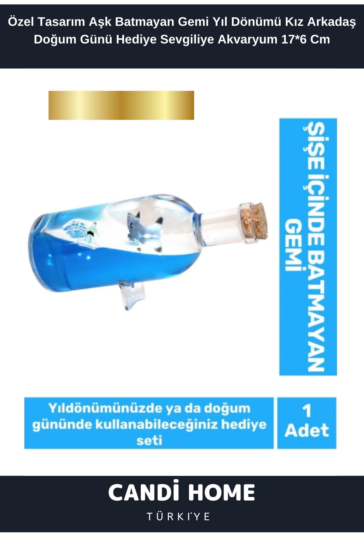 HOBİ CONDİ Premium TasarımModel Batmayan Gemi...