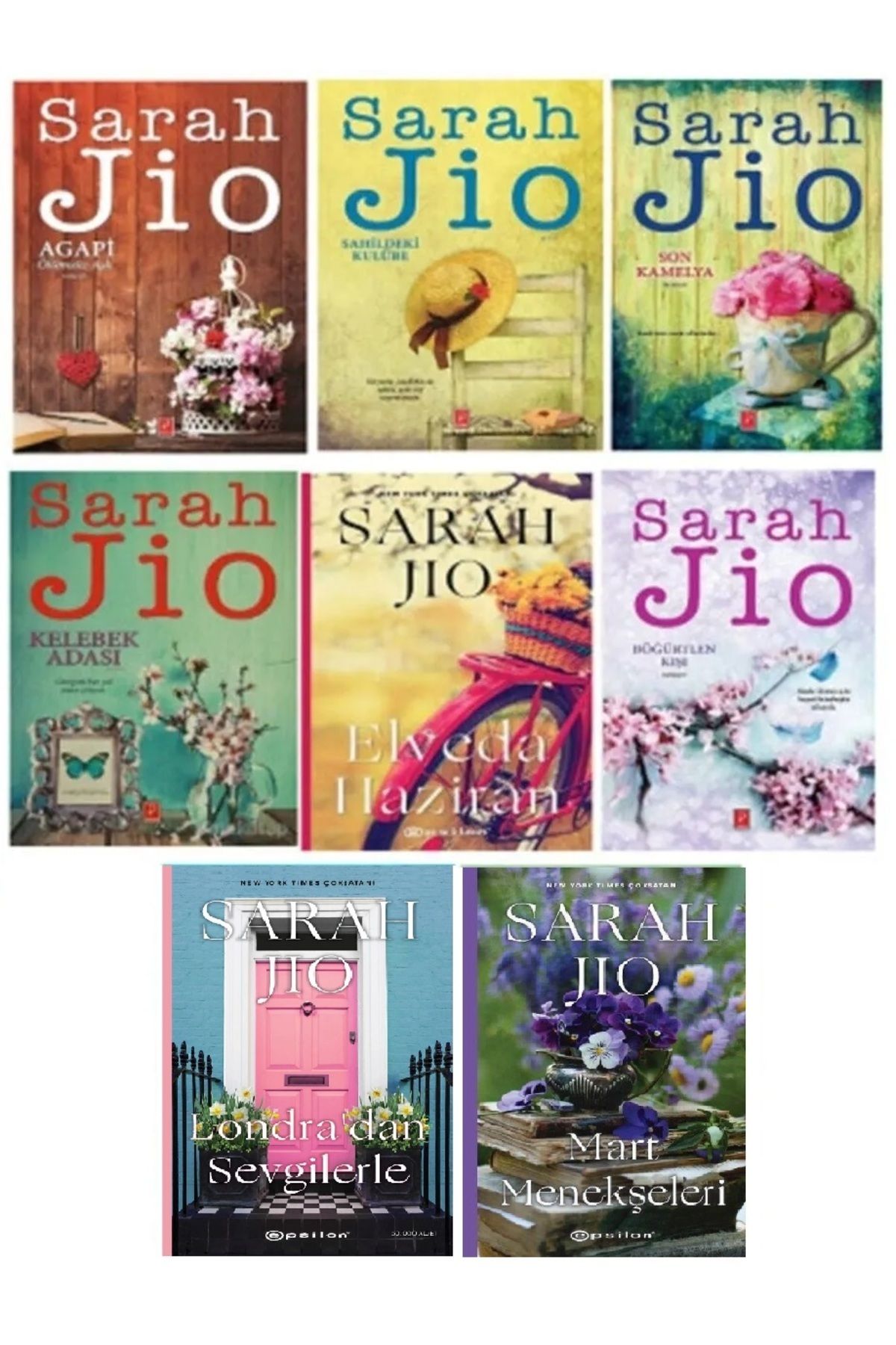 Pena Yayınları Sarah Jio / 8Kitap Set - Mart...