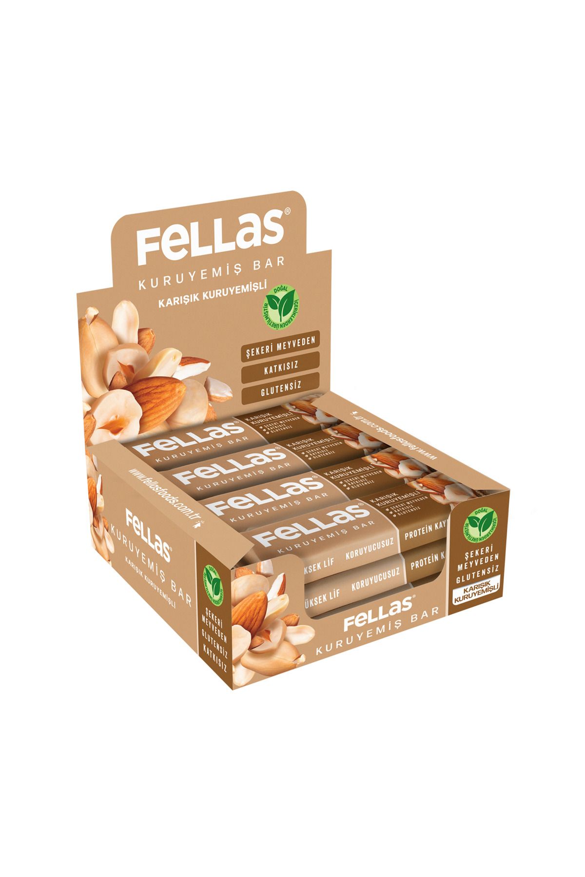 Fellas Karışık Kuruyemiş Bar30g x12 Adet