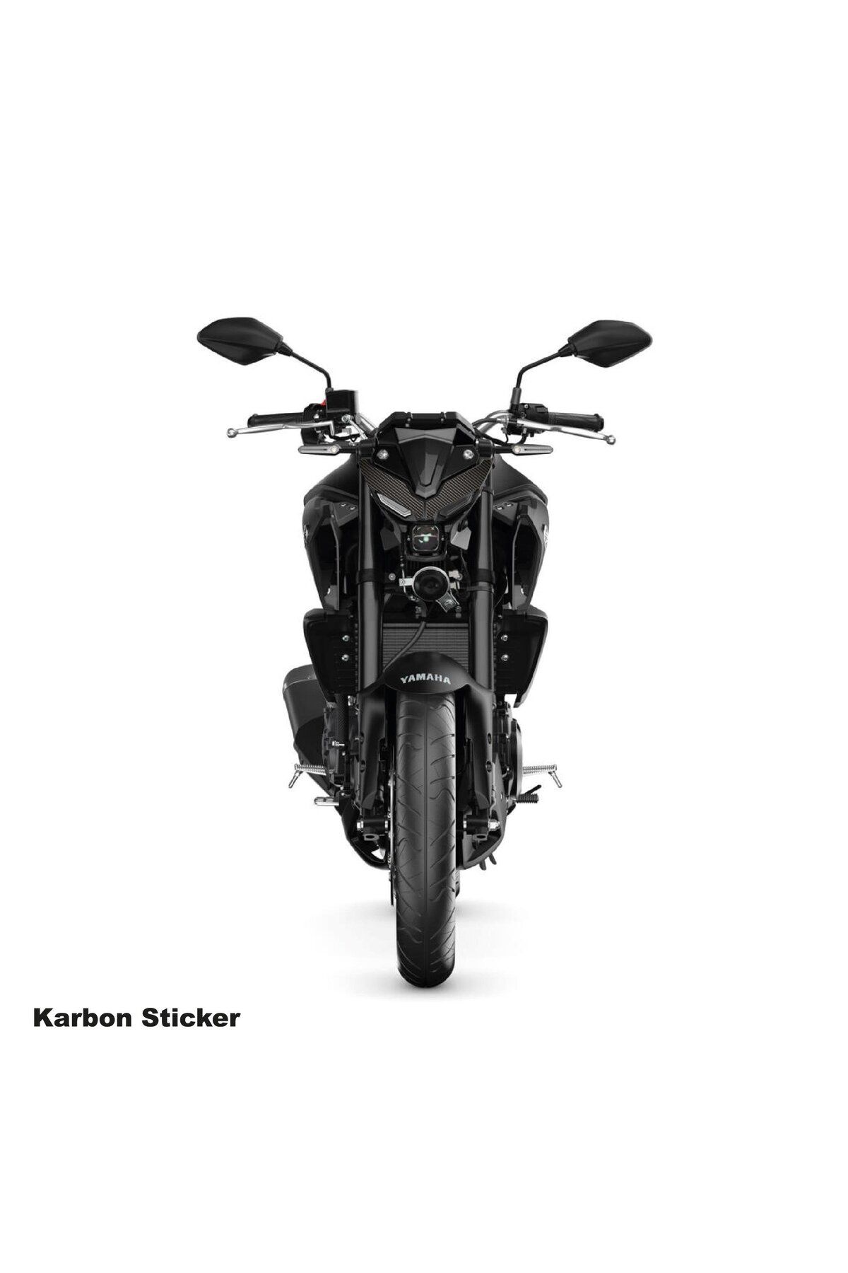 Yamaha MT-25 2020-2024 Ön Kafa Orta Karbon Sticker Etiket Modeli