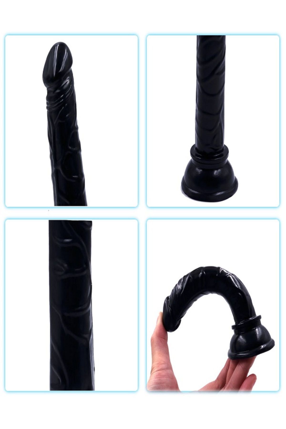 Siyah Renk Gerçekçi 15CM Dildo