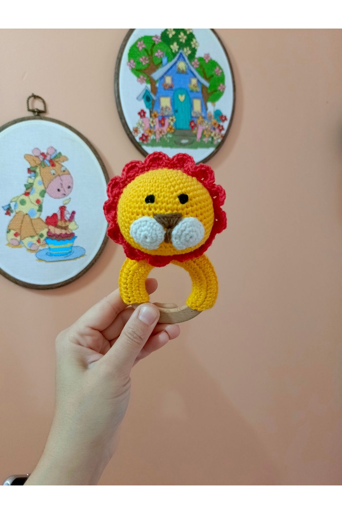 Münücük toys Amigurumi AslanDiş Kaşıyıcı