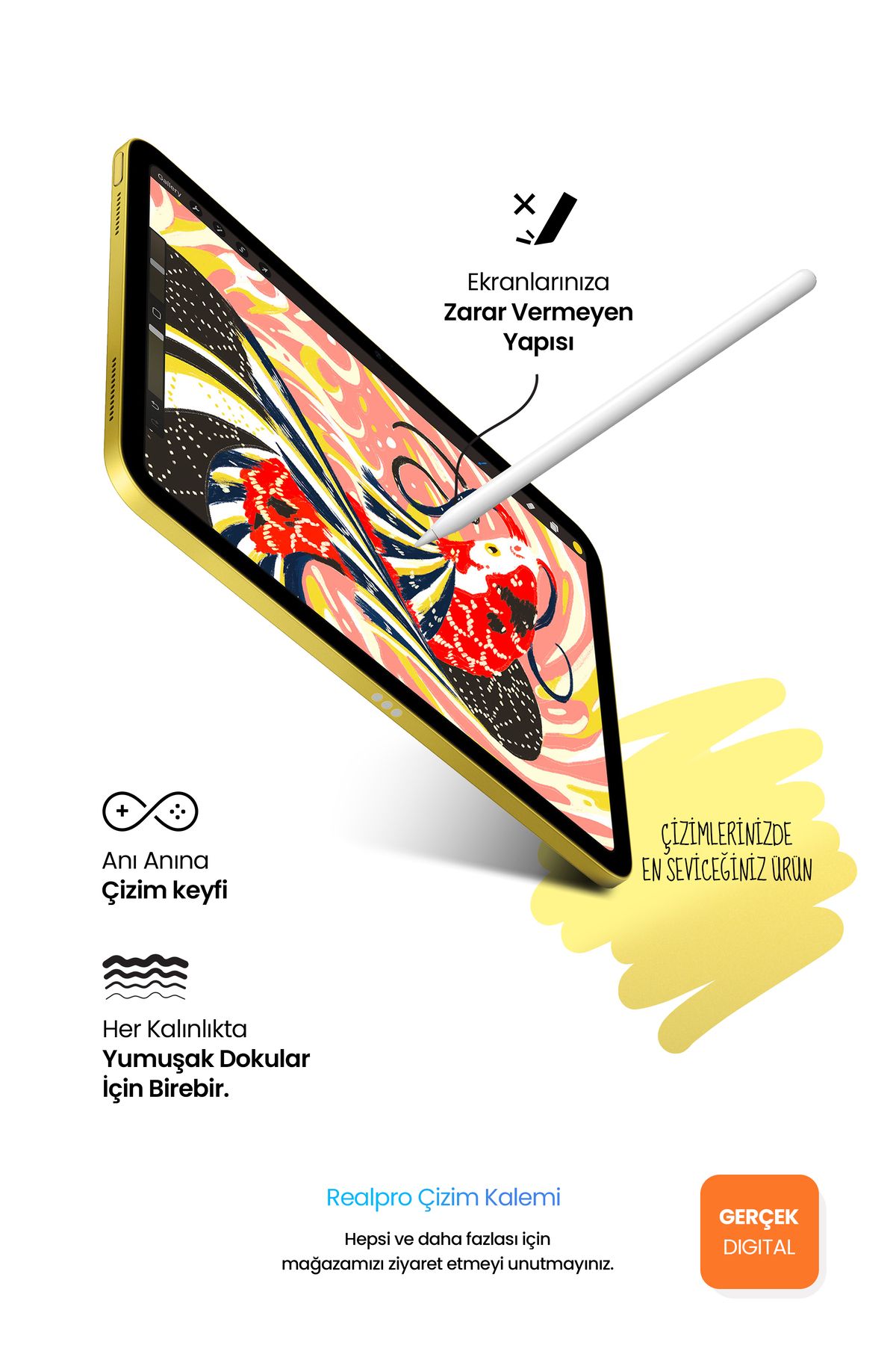 DOKUNMATİK TABLET KALEMİ BÜTÜN TABLET CİHAZ VE BİLGİSAYARLARLA UYUMLUDUR YENİ SÜRÜM 2025 MODEL...