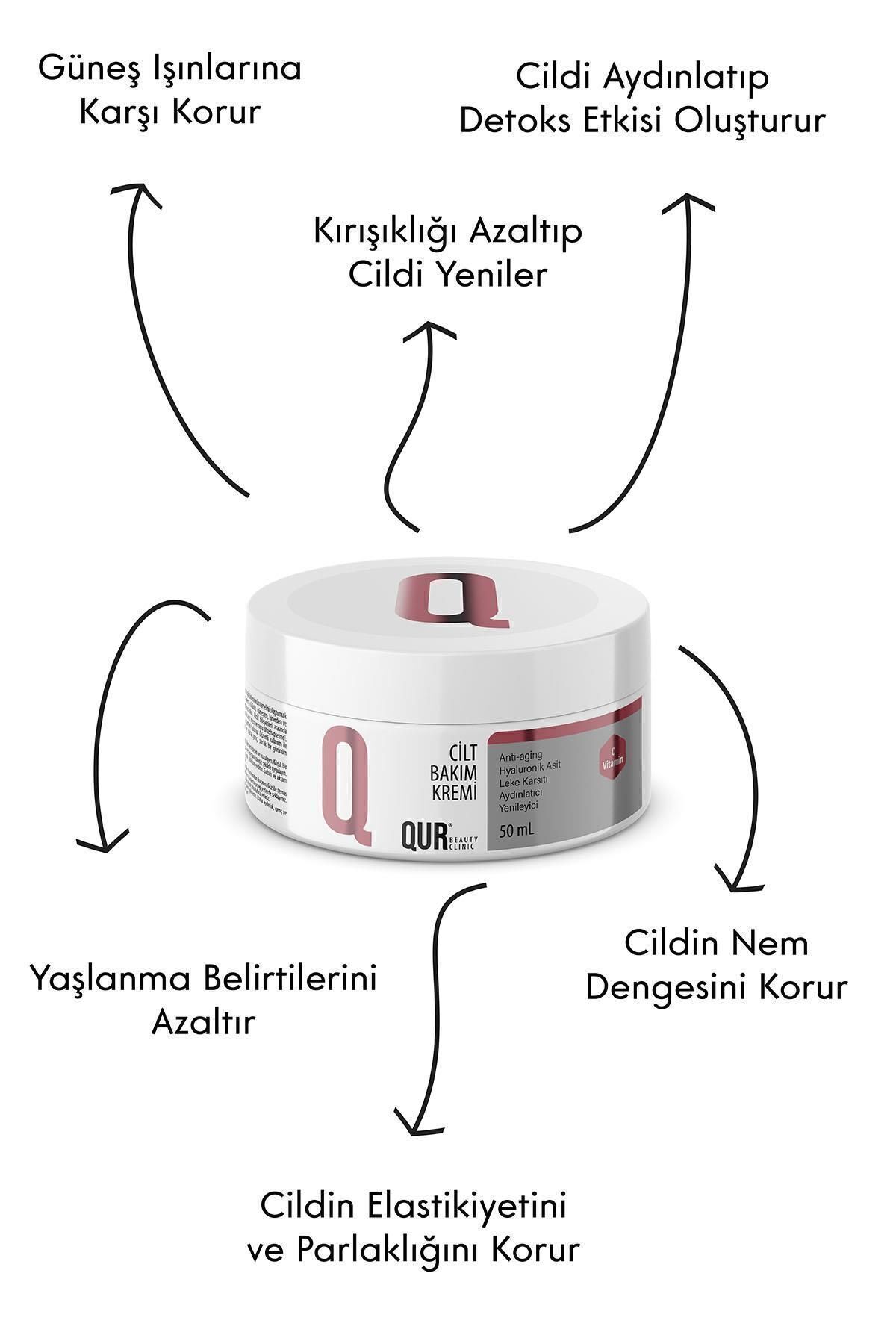 Detoks Etkili Cilt Yenileyici Aydınlatıcı Leke Karşıtı C Vitaminli Cilt Bakım Kremi