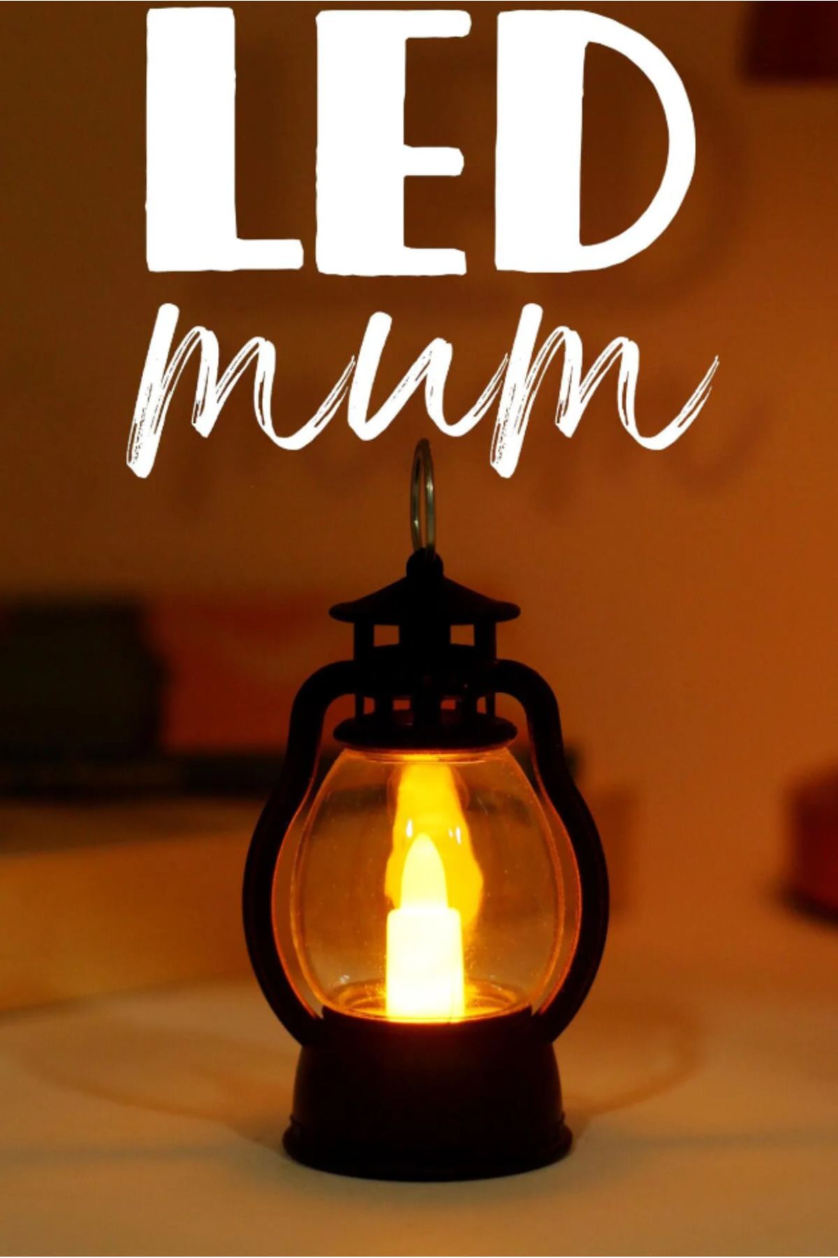 BK Commerce Led Mum Mini KampTipi 1 Adet Pil...