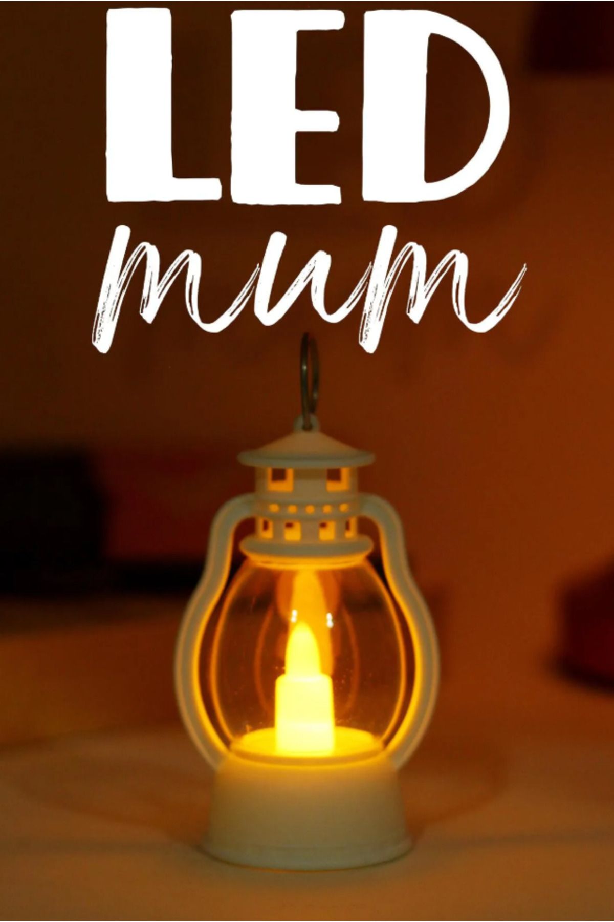 BK Commerce Led Mum Mini KampTipi 1 Adet Pil...