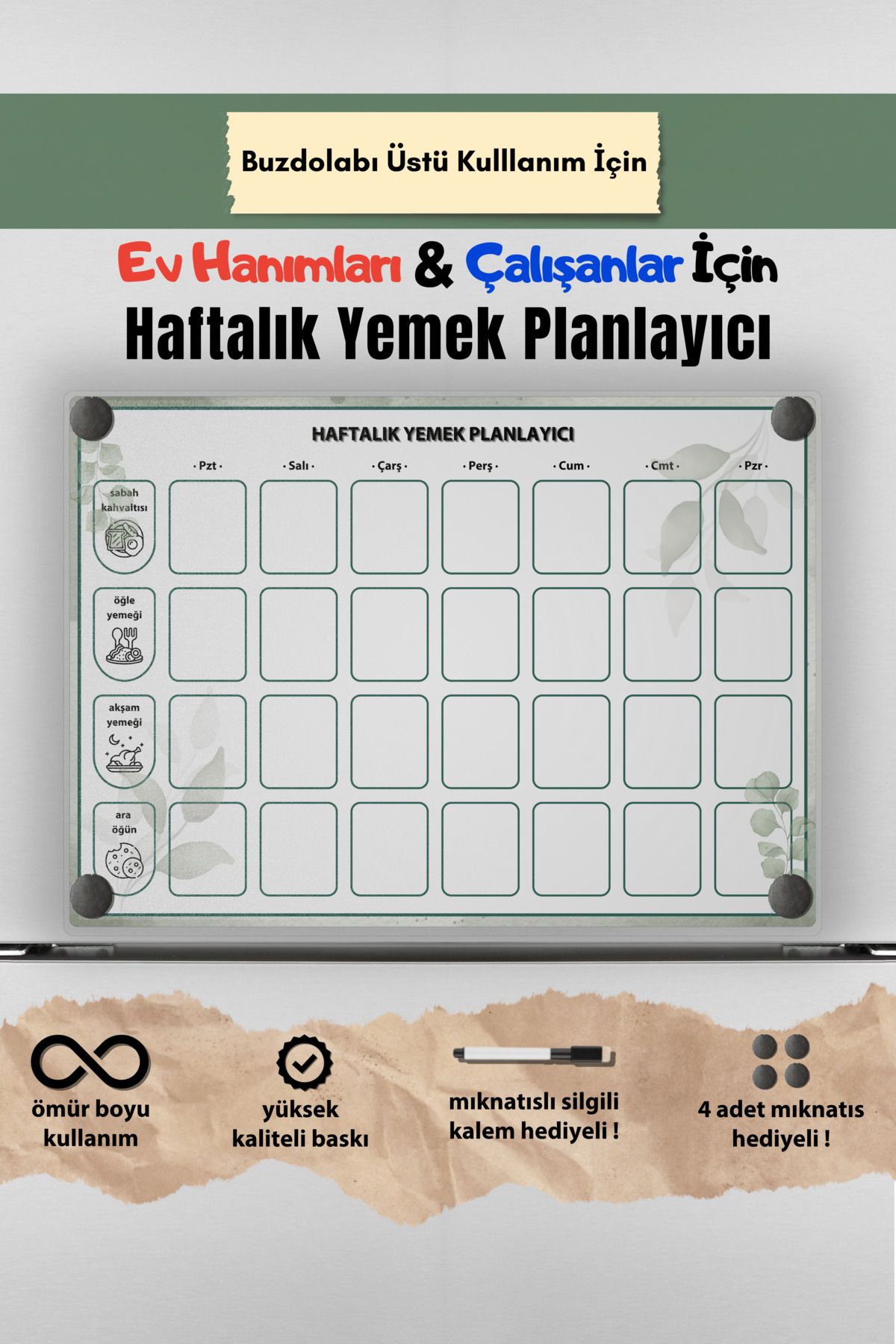 caps Haftalık ve ÖğünlereBölünmüş Yemek Planl...