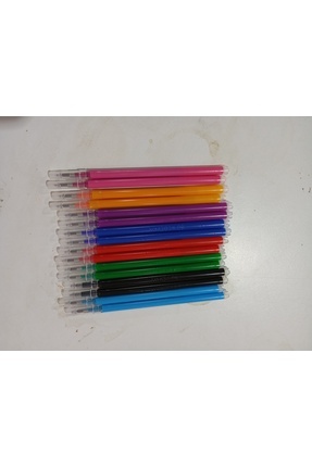 Silinebilir Tükenmez Kalem Uçan Kalem 8 RENKLİ 80 lik Paket Her Rengi 10 Adet 07 Uç Image 0