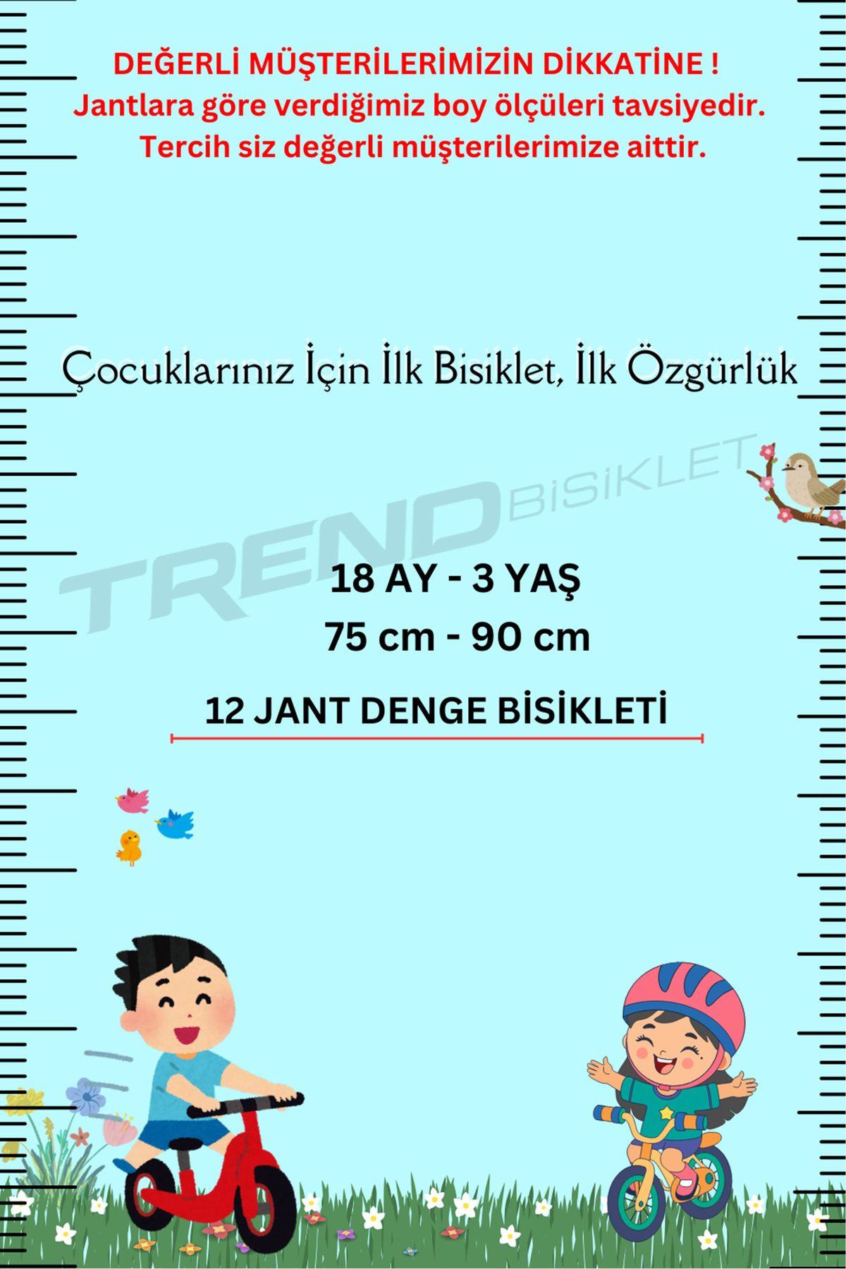 Retro Classic, Denge Bisikleti, 12 Jant, Ilk Bisiklet, Hasır Sepet, Deri Elcik