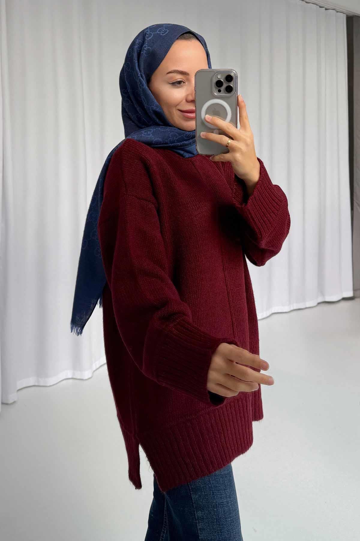 Ka Hijab Bisiklet Yaka DüşükKol Oversize Kaza...