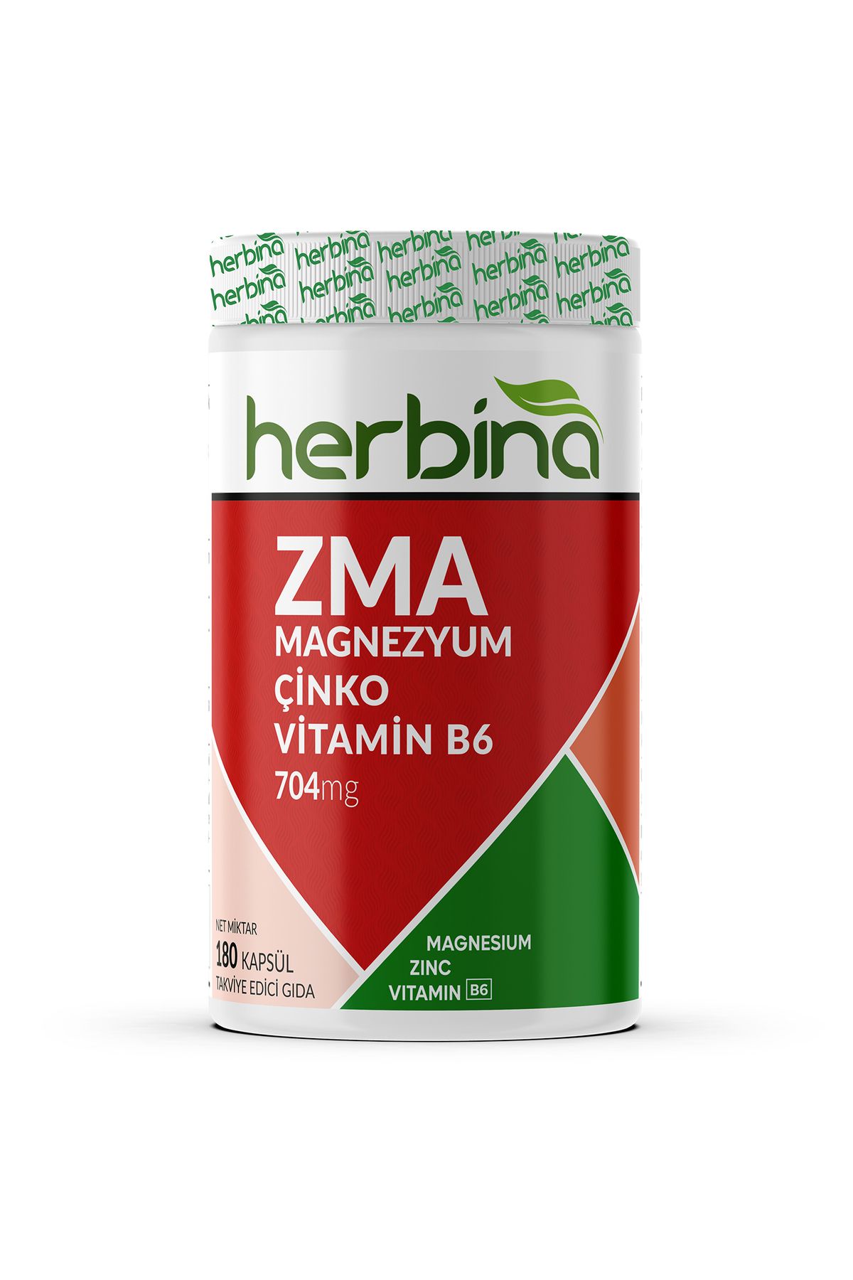 Zma Magnezyum Çinko Vitamin B6 160 Kapsül