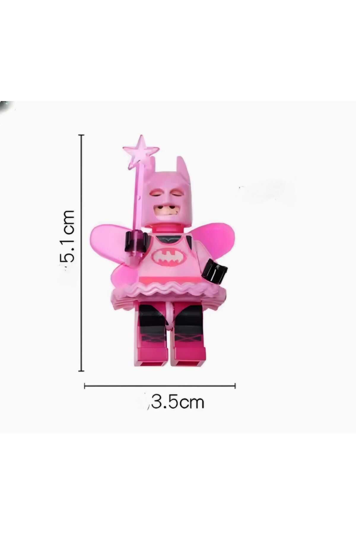 Lego Bat-Fairy Karakteri Mini Figür Anahtarlık Çanta ve Cüzdan Süsü