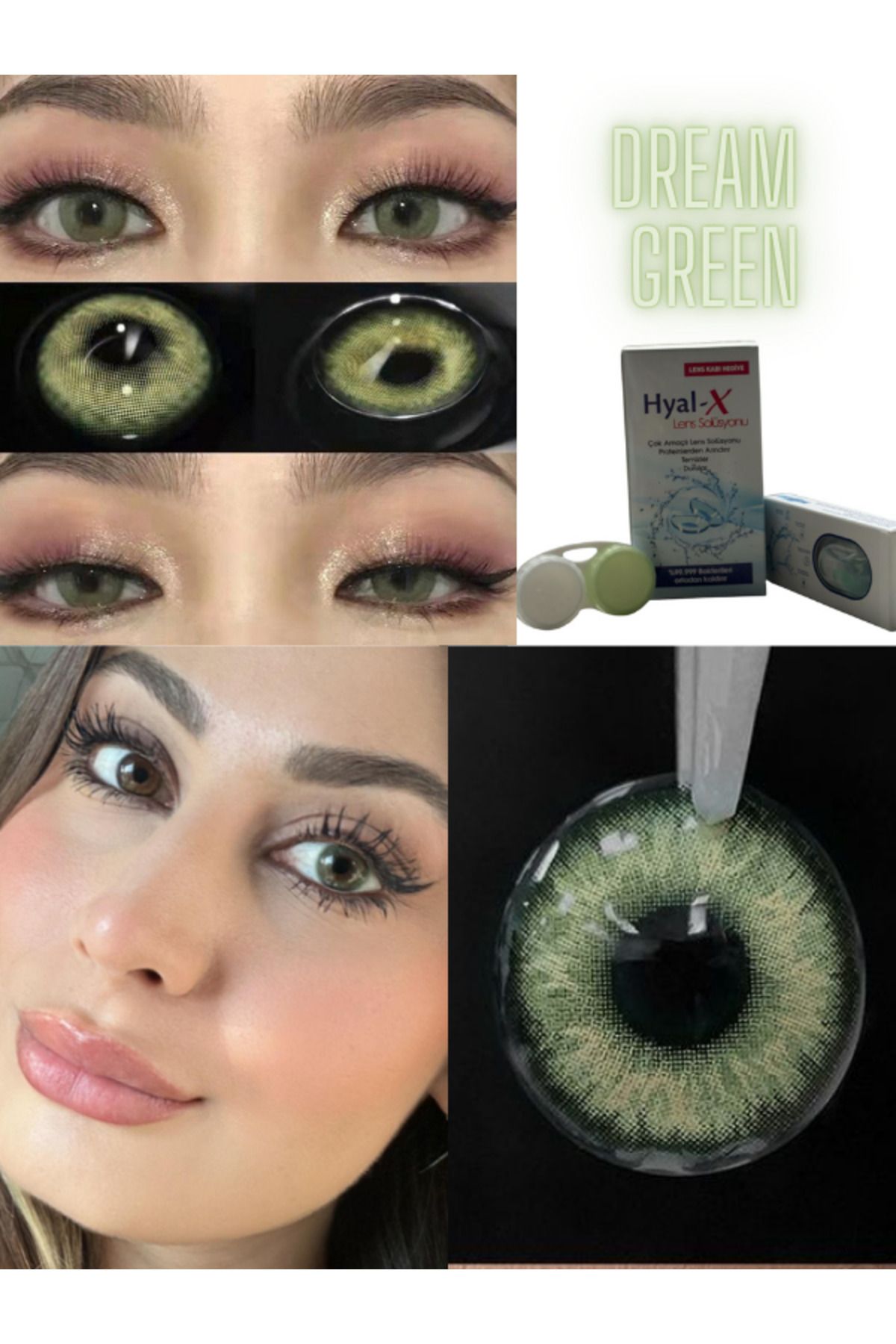 RABIR Cool Dream Green /Hareli Renkli Yeşil G...