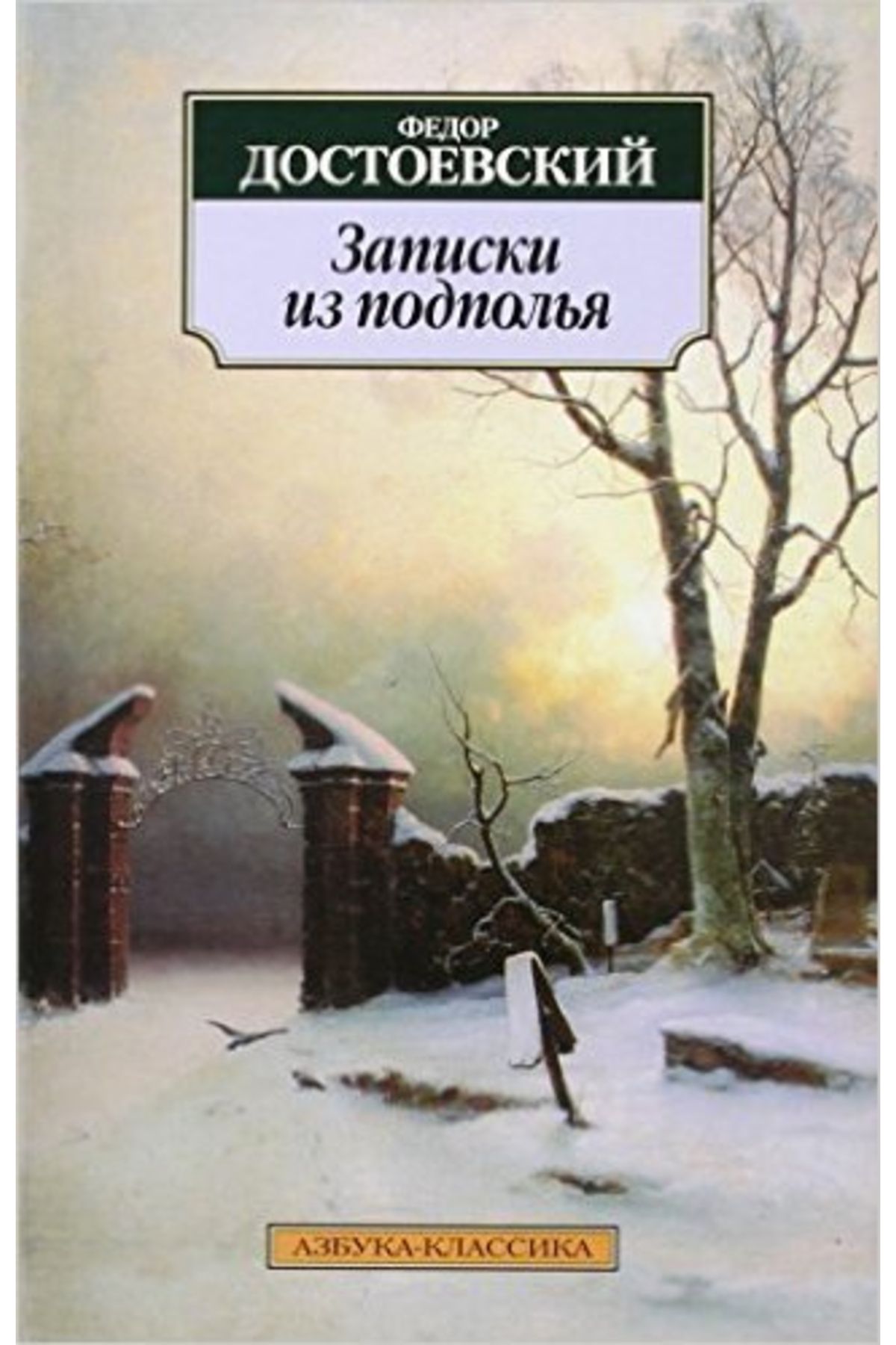 Eksmo Zapiski iz podpol'a /Fyodor Dostoevsky