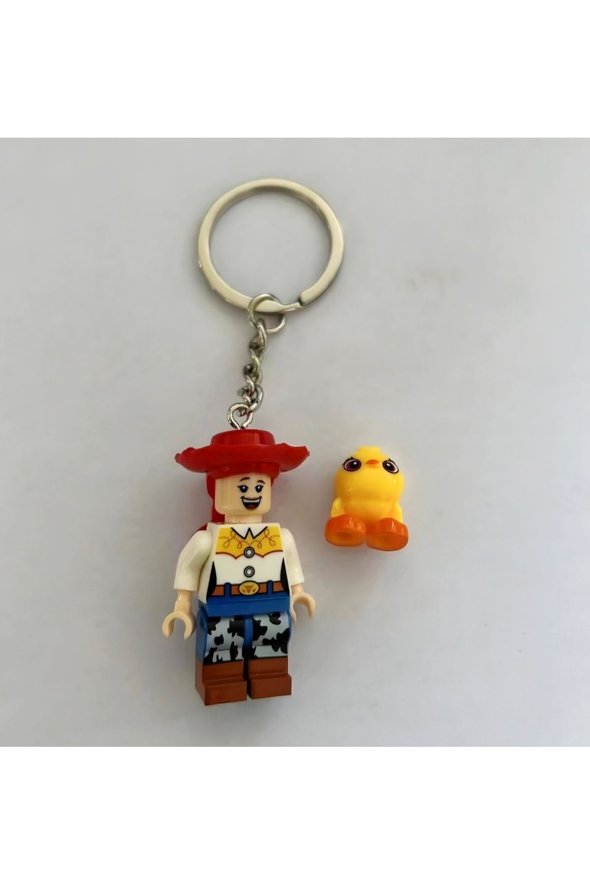 Jessie ve Çiko Lego Minifigür Anahtarlık - Koleksiyon Çanta ve Cüzdan Süsü