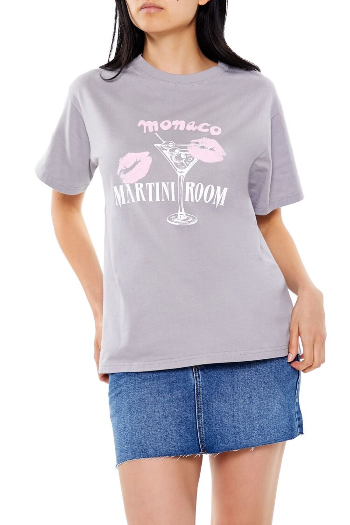 Forever 21 Martini RoomBaskılı Tişört