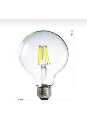 6500k Beyaz Led Rustik Dekoratif Ampul Vintage Aydınlatma G95 Beyaz Image 0