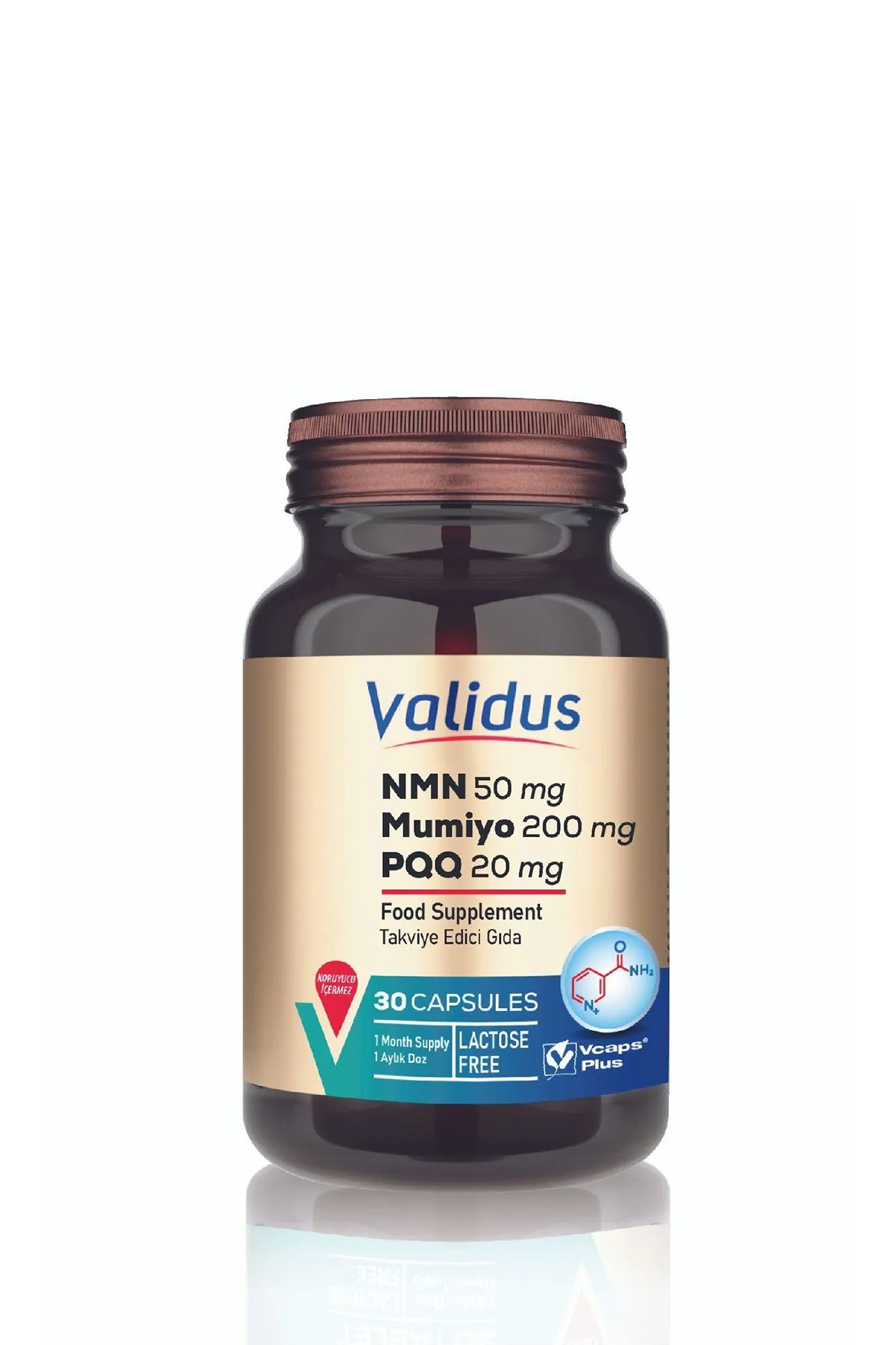 Validus NMN 50 mg  Mumiyo 200mg  PQQ 20 mg 30...