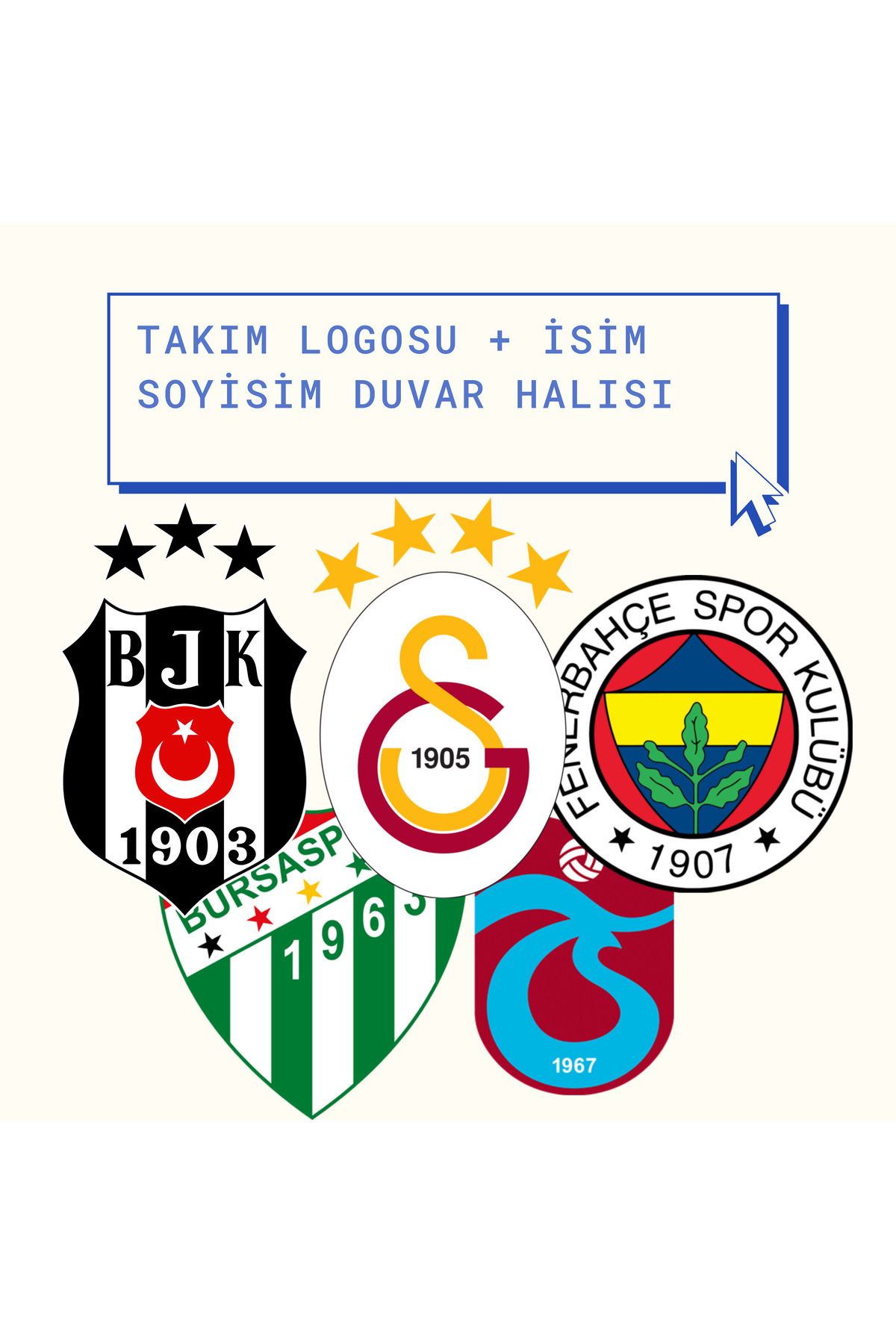 Juji Art Studio FUTBOL LOGOLU+ İSİM SOY İSİM...