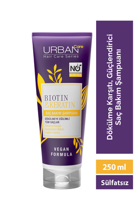 Biotin & Keratin Saç Bakım Şampuanı 250 ml - Sülfatsız Image 0