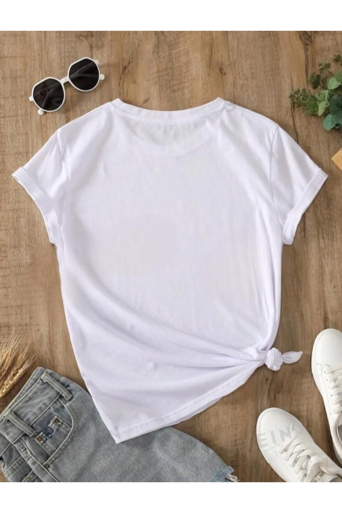 çocuk tshirt baskı detaylı bisiklet yaka