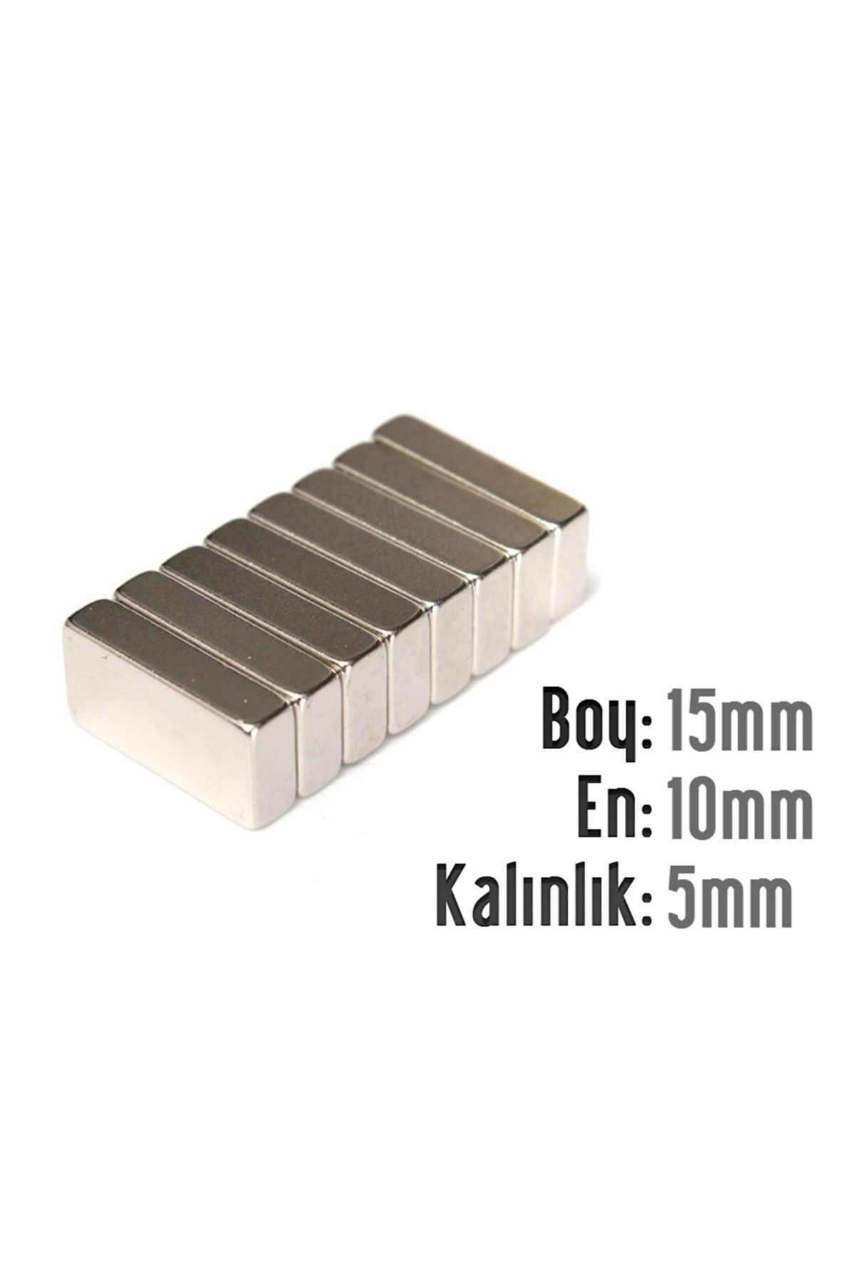 labshop41 Neodyum MıknatısKöşeli  15x10-15mm...