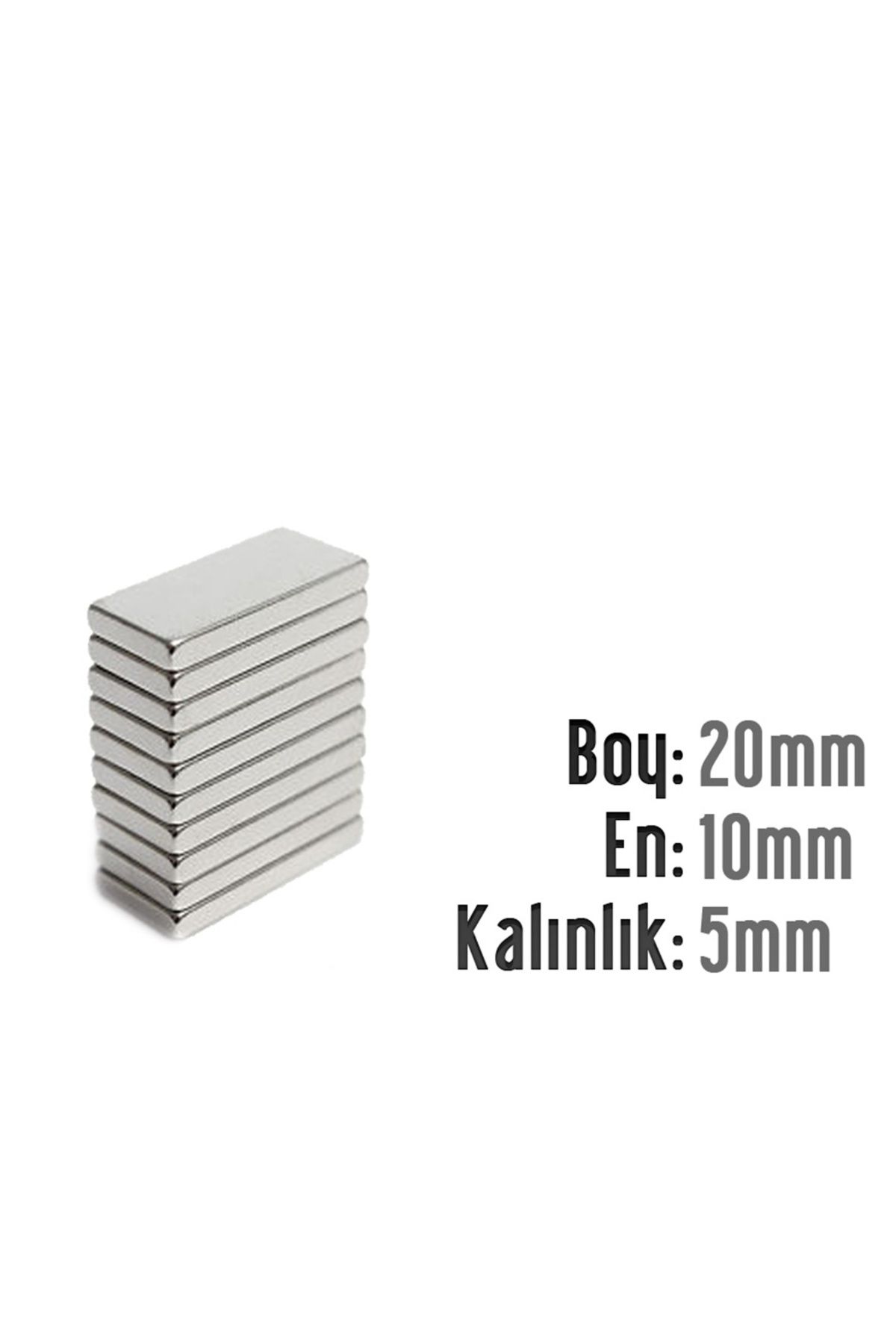 labshop41 Neodyum MıknatısKöşeli  20x6-8-10-1...