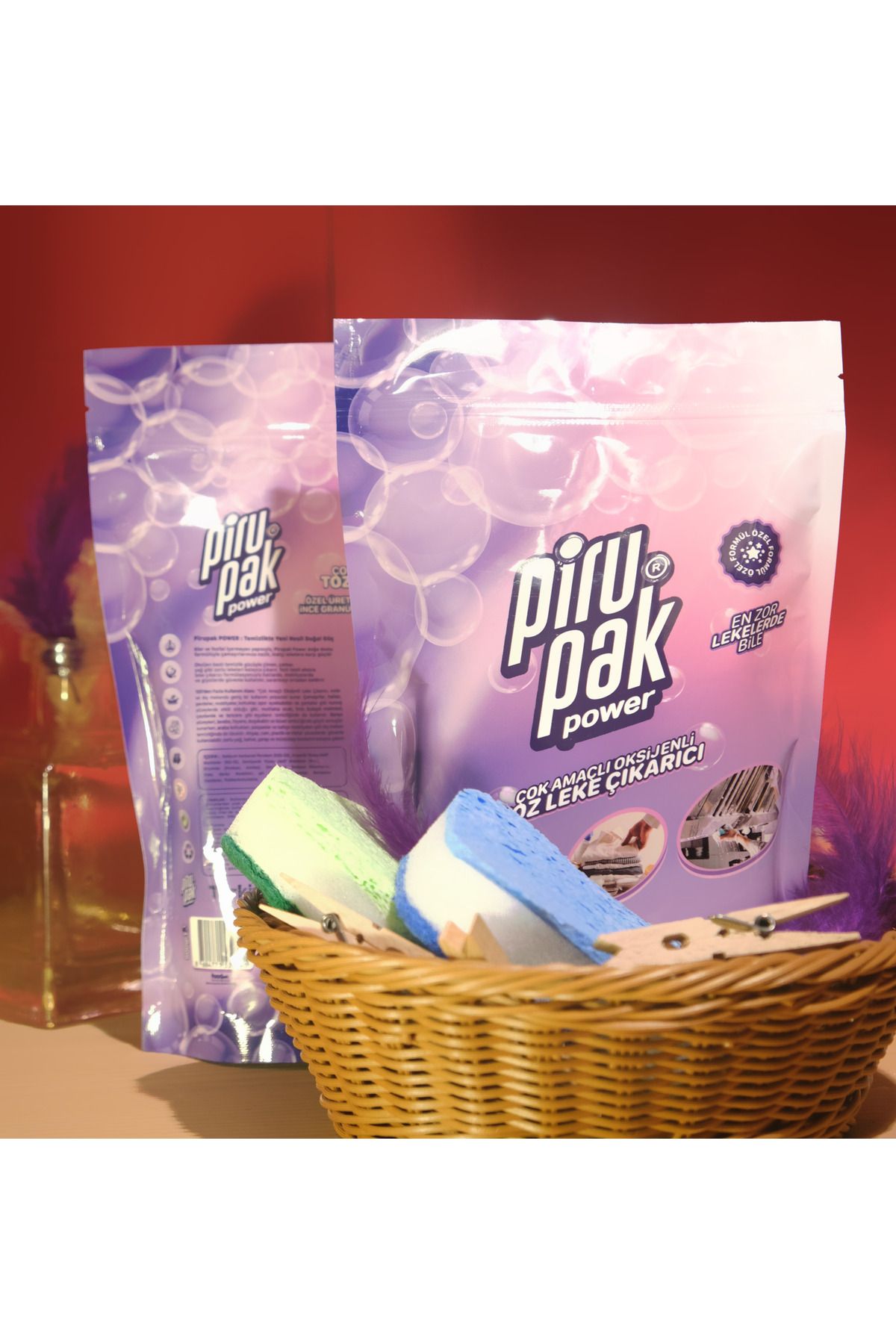 Pirupak Çok Amaçlı Oksijenli Toz Leke Çıkarıcı 800gr