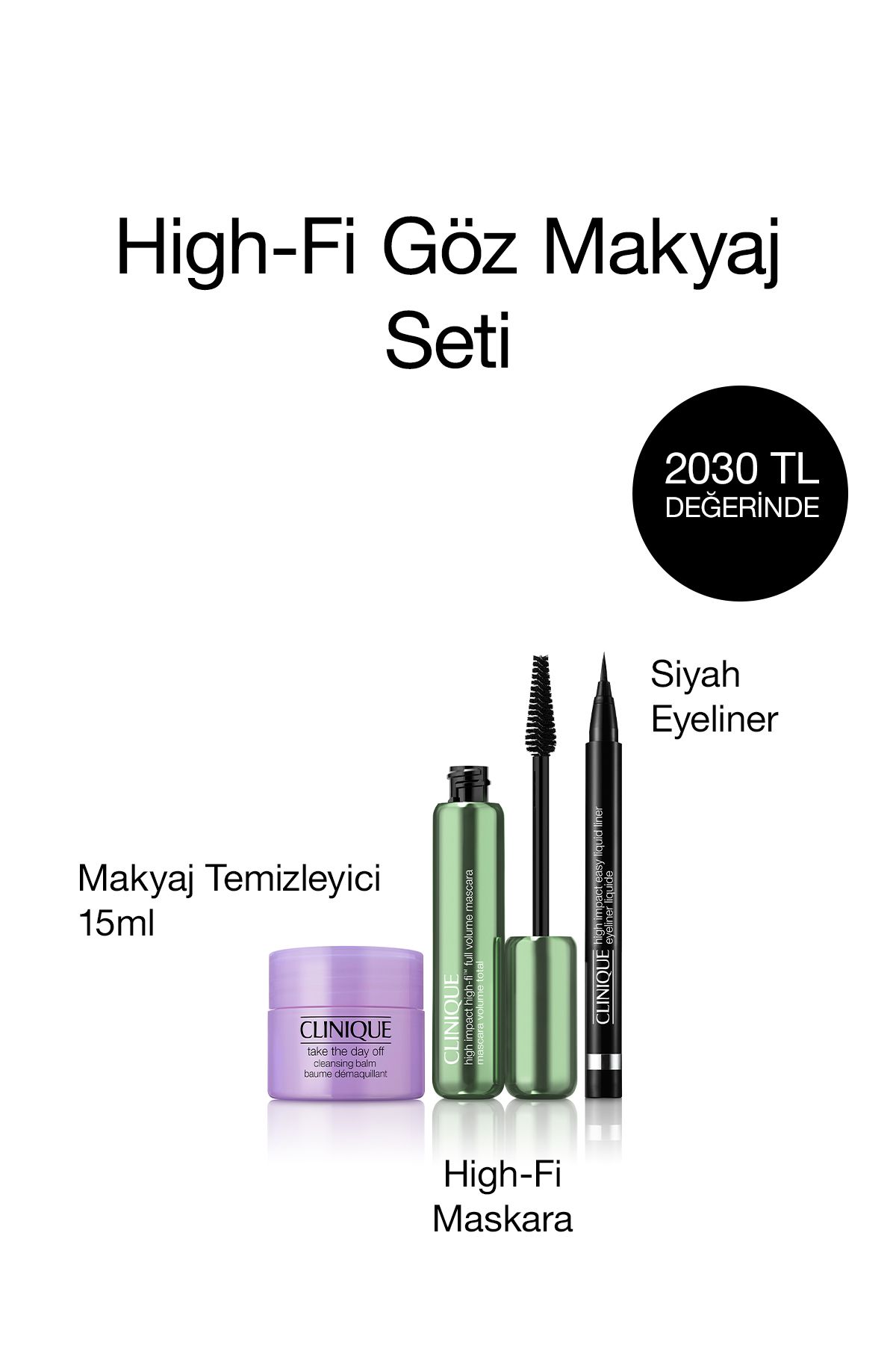 Clinique High-fi™ Göz MakyajSeti - Siyah Mask...