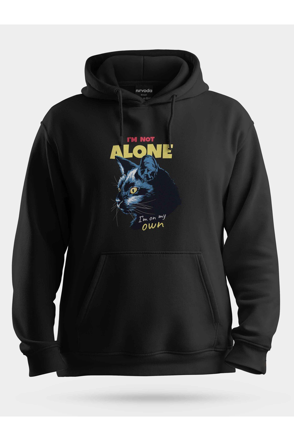 nirvoda Not Alone Asil KediBaskılı Unisex Kap...