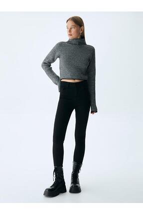 Tanya X Yüksek Bel Dar Paça Skınny Jean Pantolon 10095103015728 Image 0